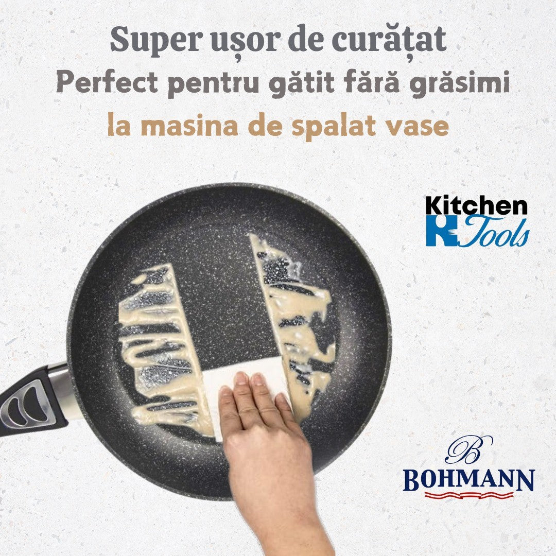 Set 3 Tigai Marmorat Bohmann 20/24/28cm