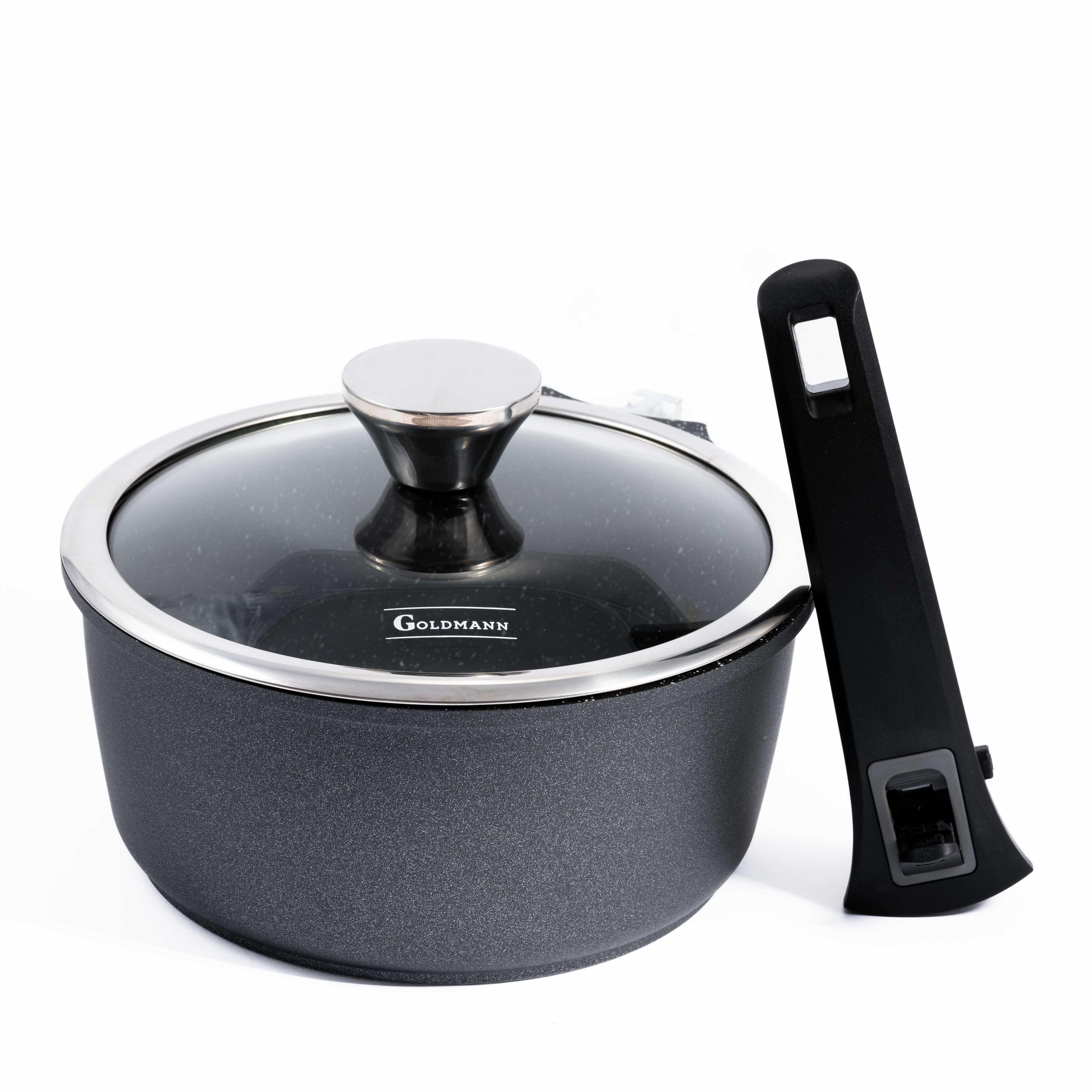 Cratiță din aluminiu cu mâner detasabil, 2.5L