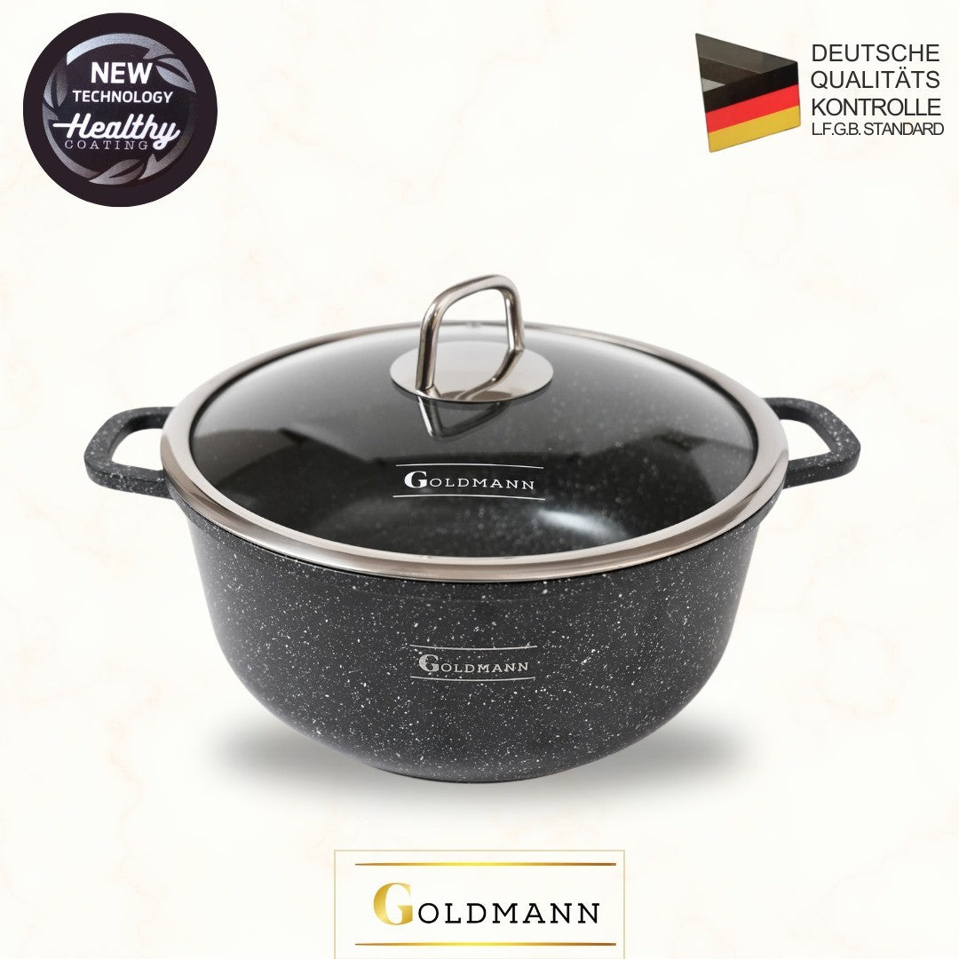 Cratită aluminiu Goldmann 7.9L cu capac termorezistent