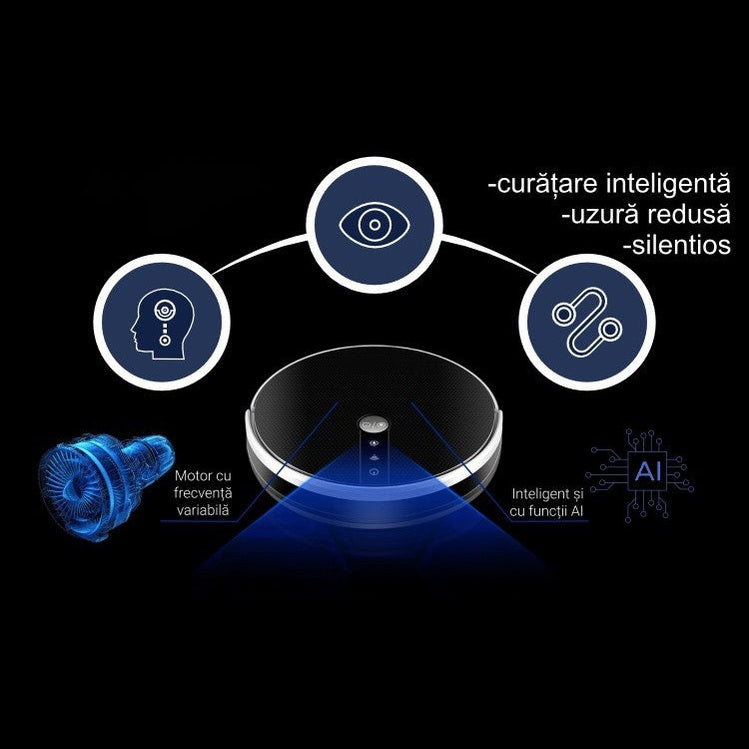Oliver Voltz - Aspirator Robot 3 în 1 cu funcție MOP