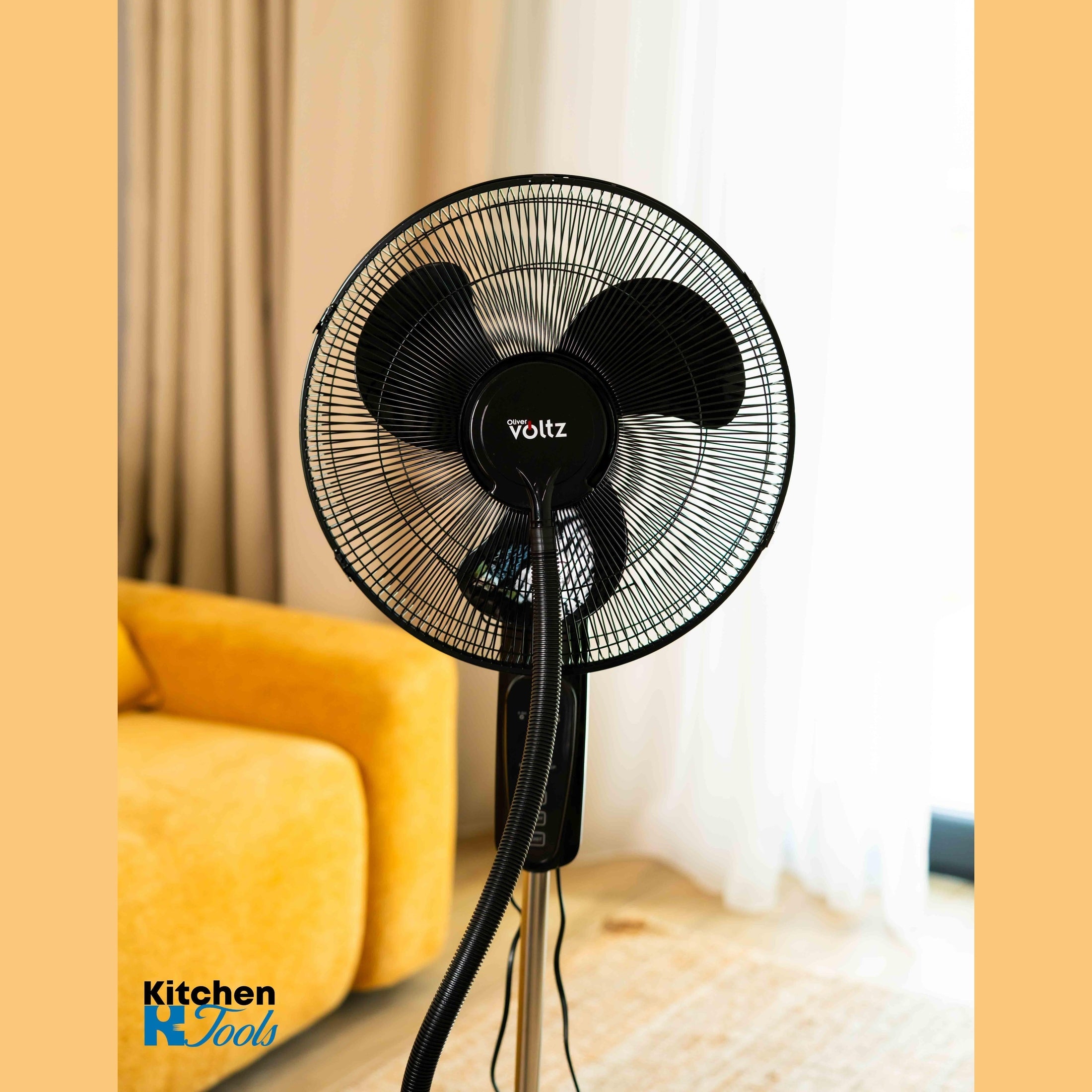 Ventilator și umidificator Oliver Voltz, negru