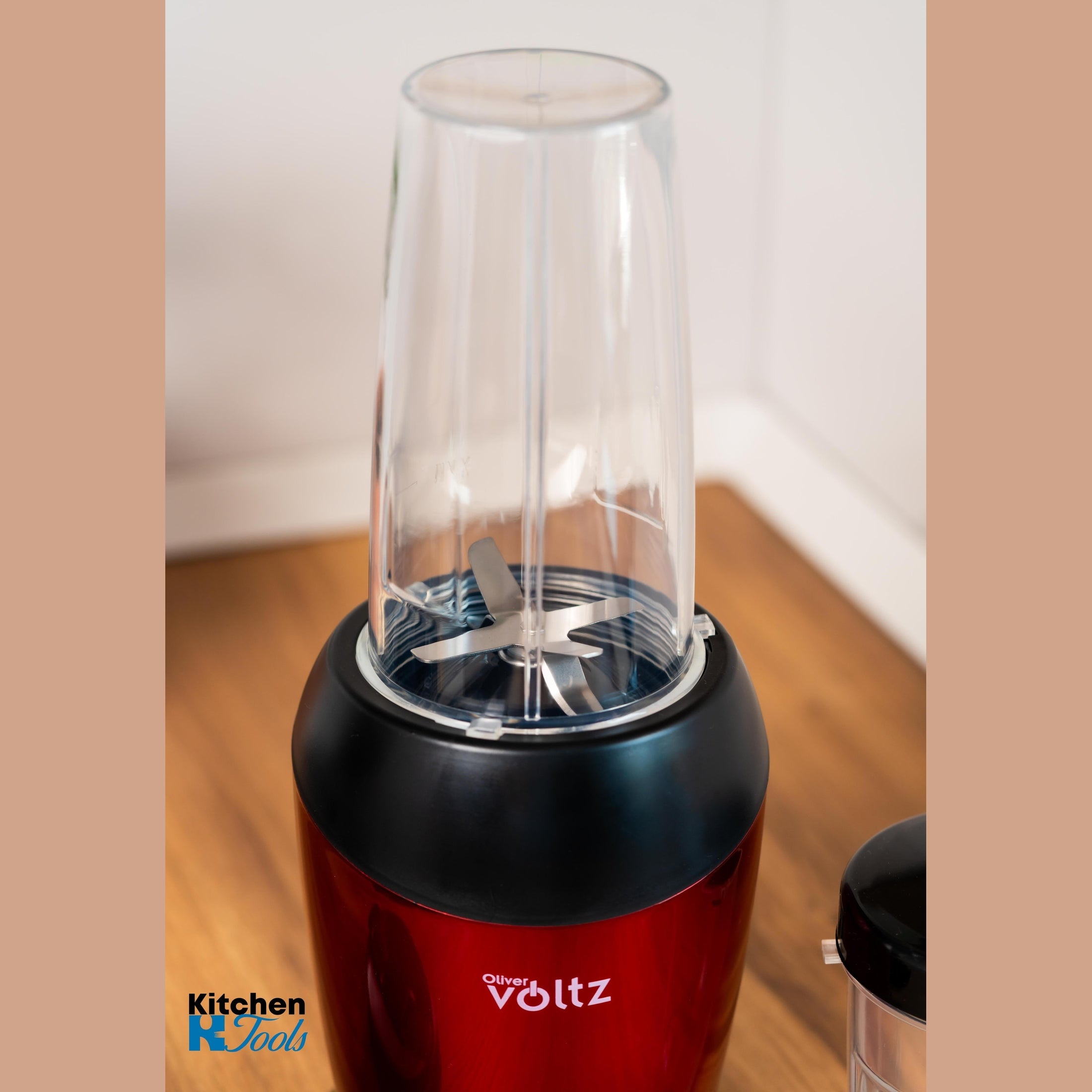 Blender multifuncțional Oliver Voltz, roșu, 1200W