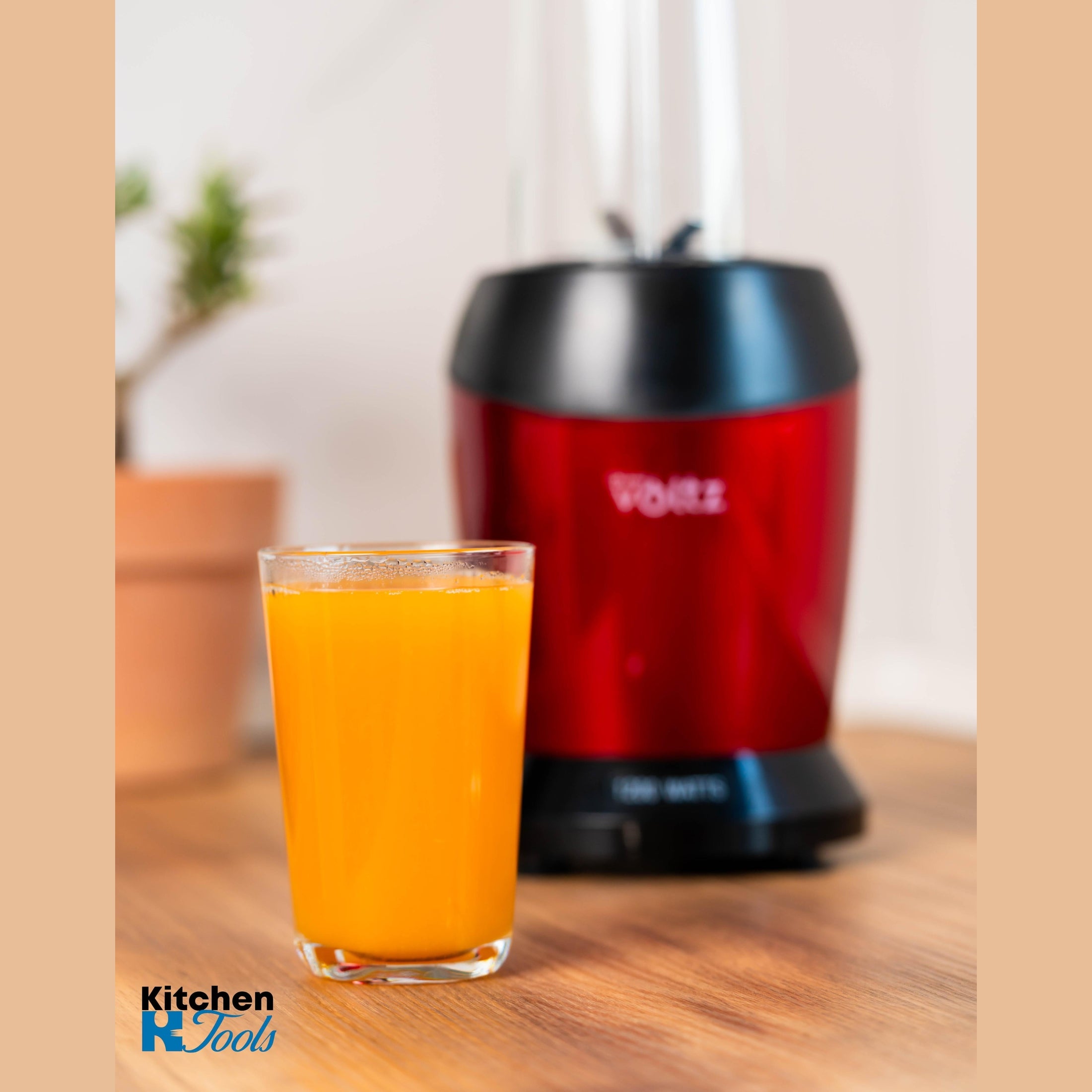 Blender multifuncțional Oliver Voltz, roșu, 1200W