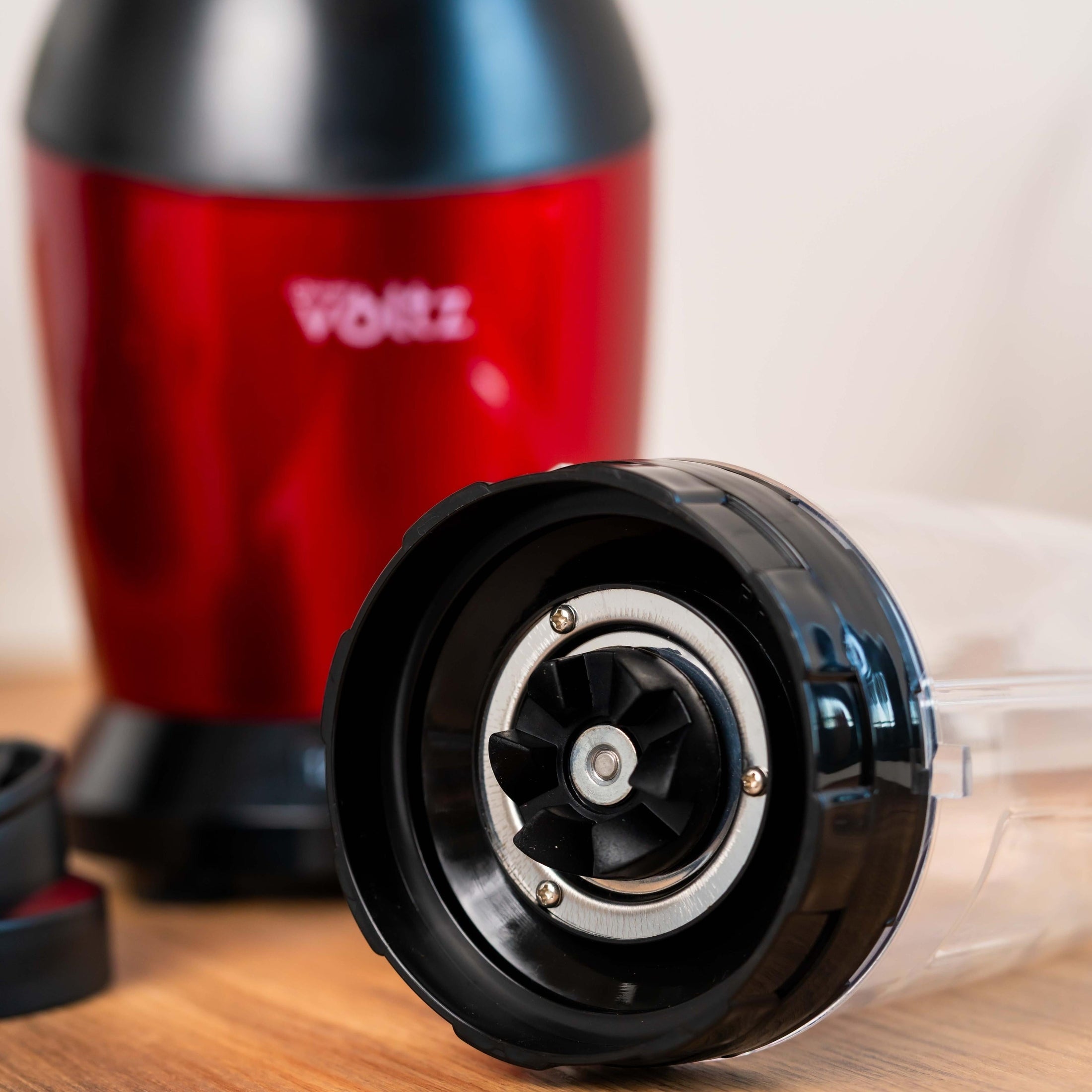 Blender multifuncțional Oliver Voltz, roșu, 1200W