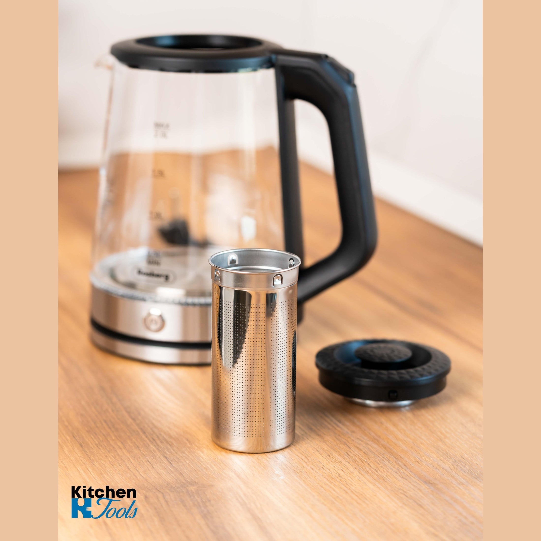 Fierbător electric Rosberg 2L, negru