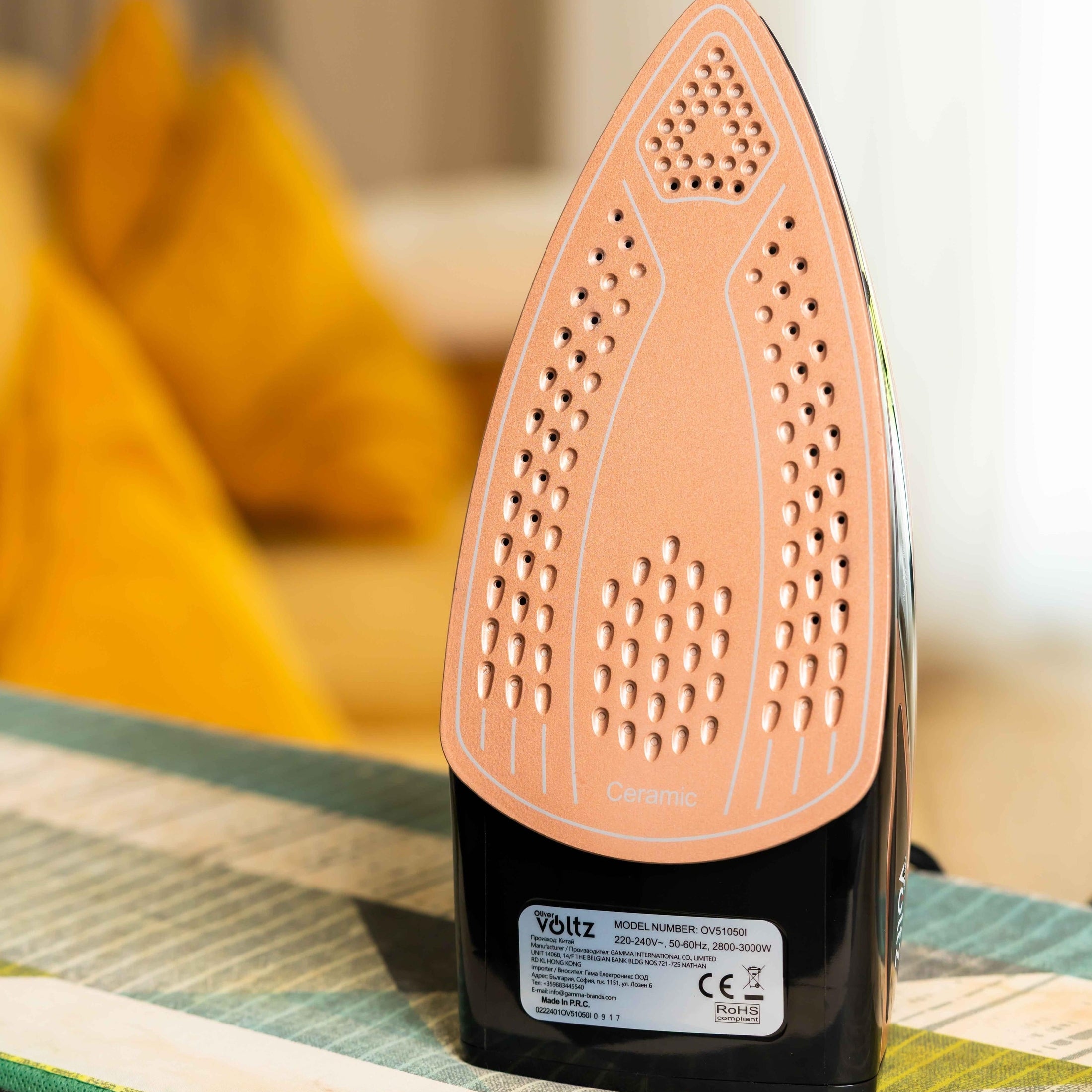 Fier de calcat cu aburi, 3000W, negru