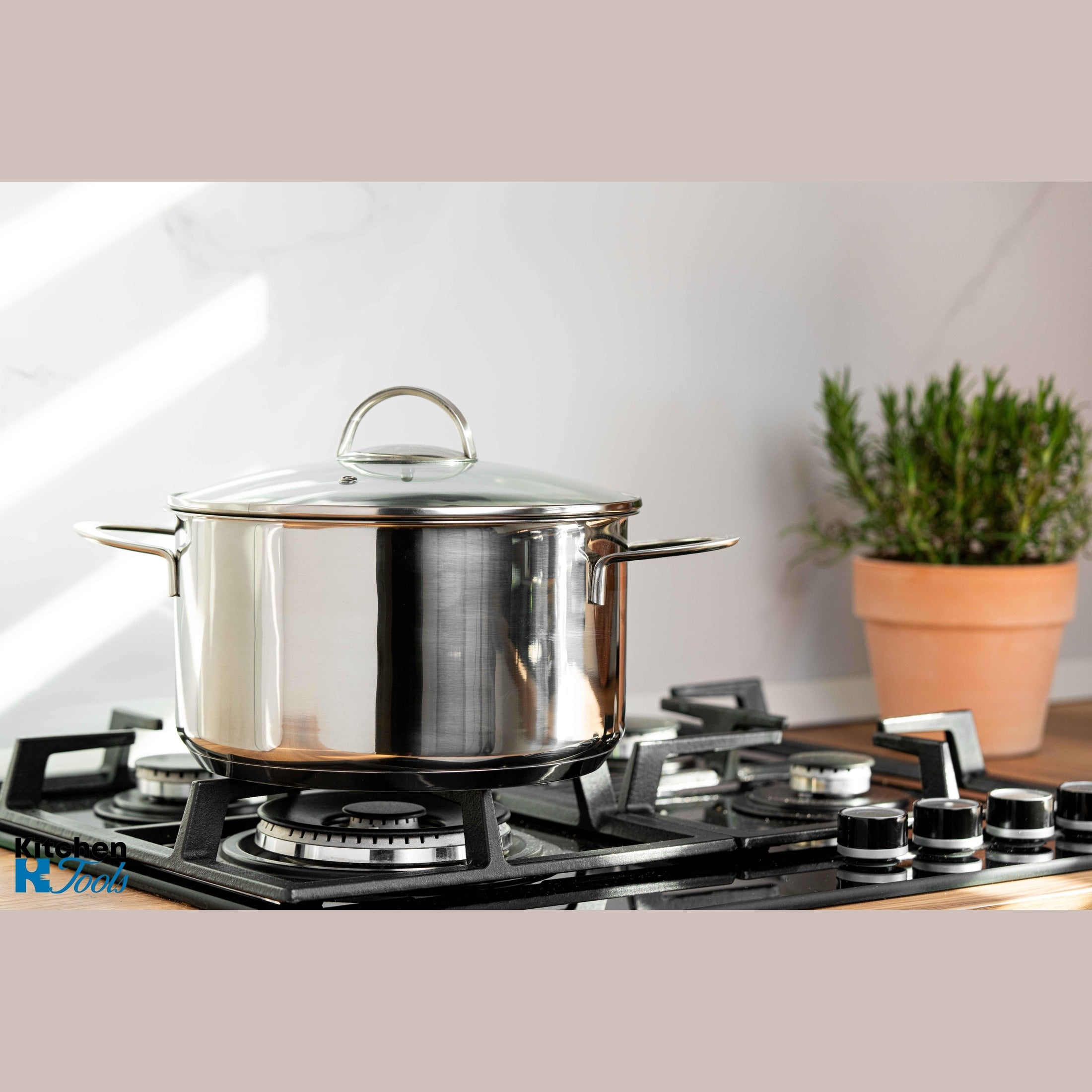 Cratita PREMIUM 5.9L, Inox 18/10, Capac Sticla