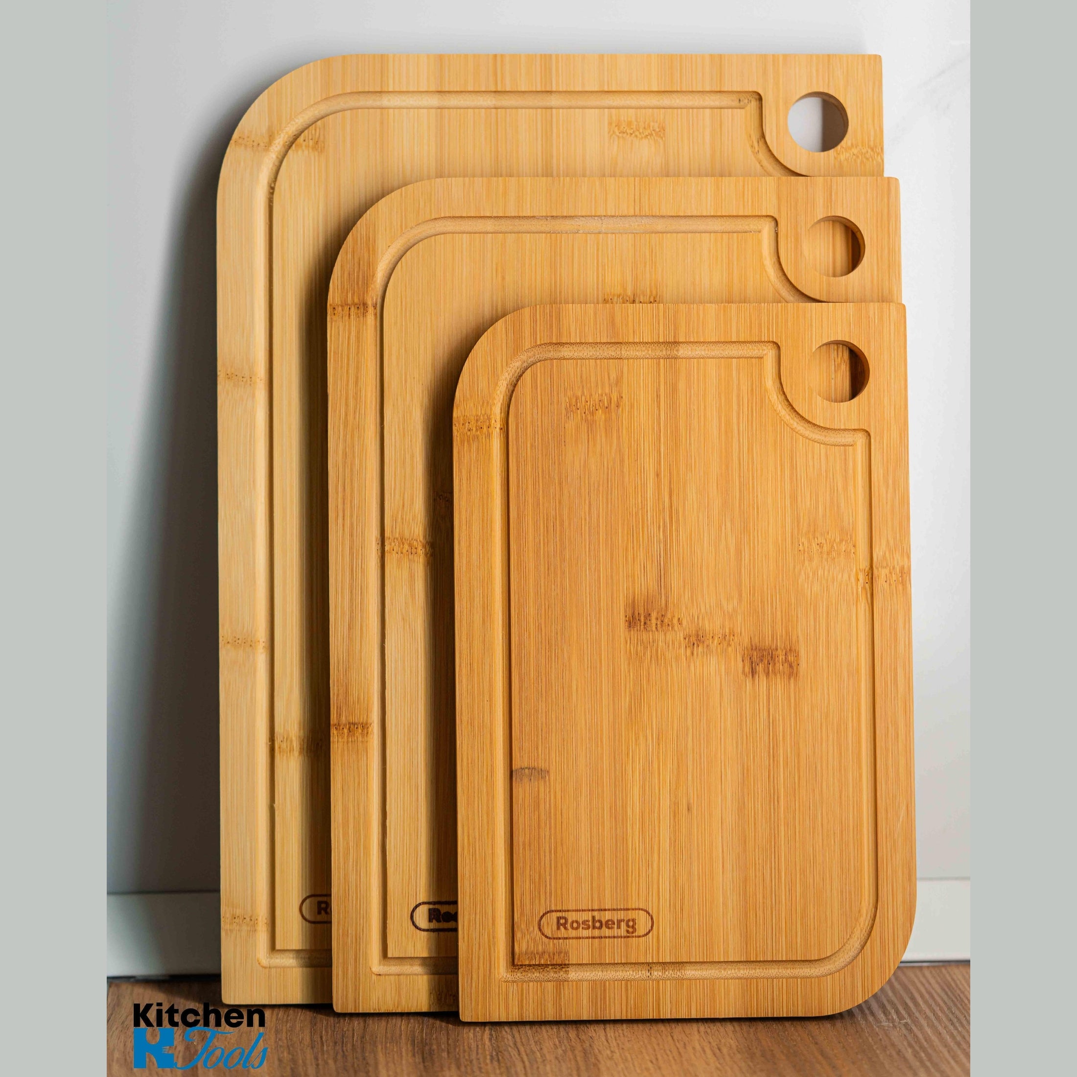 Set Tocătoare Bambus Organic Rosberg