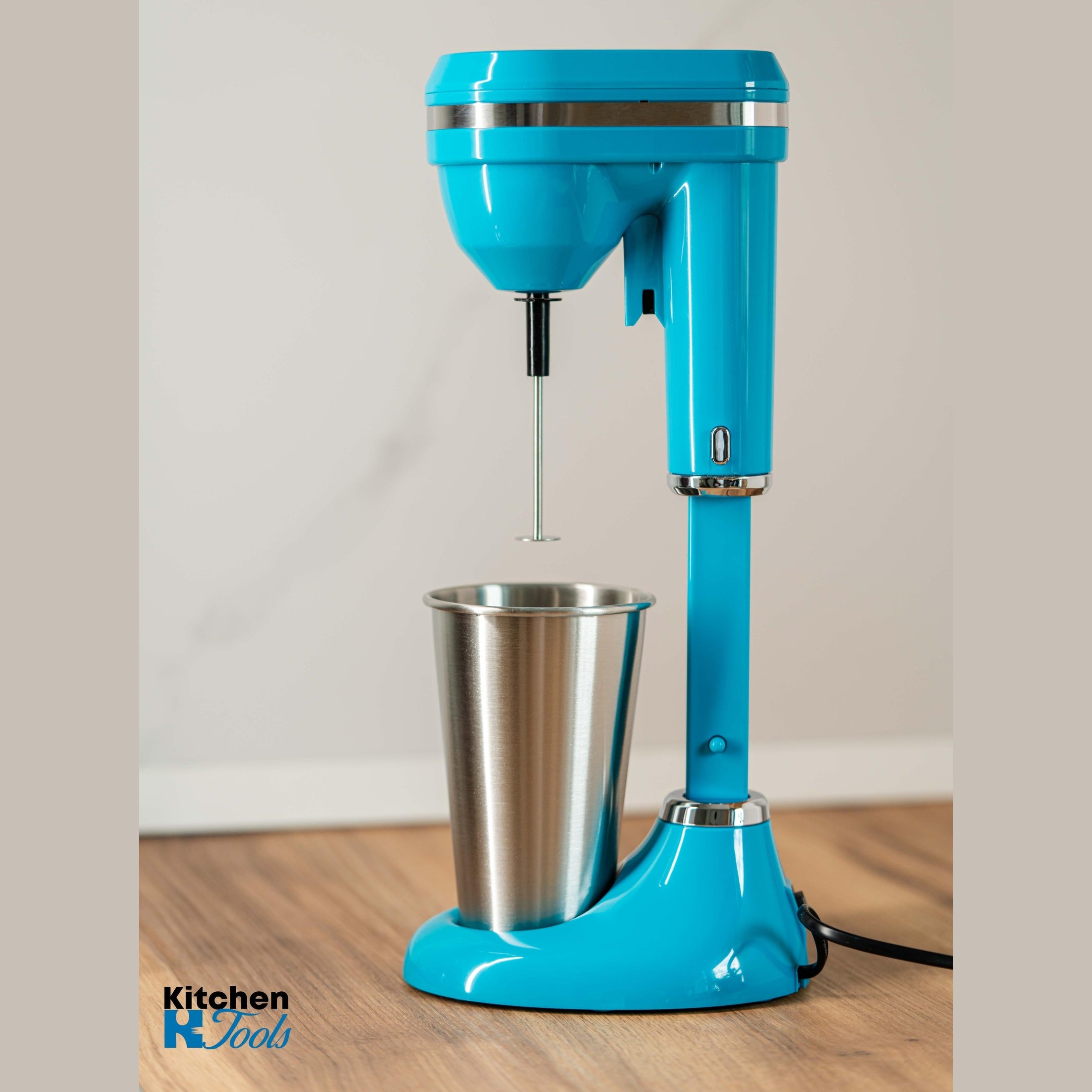 Mixer Frappe Oliver Voltz, albastru, 100W, 450ml