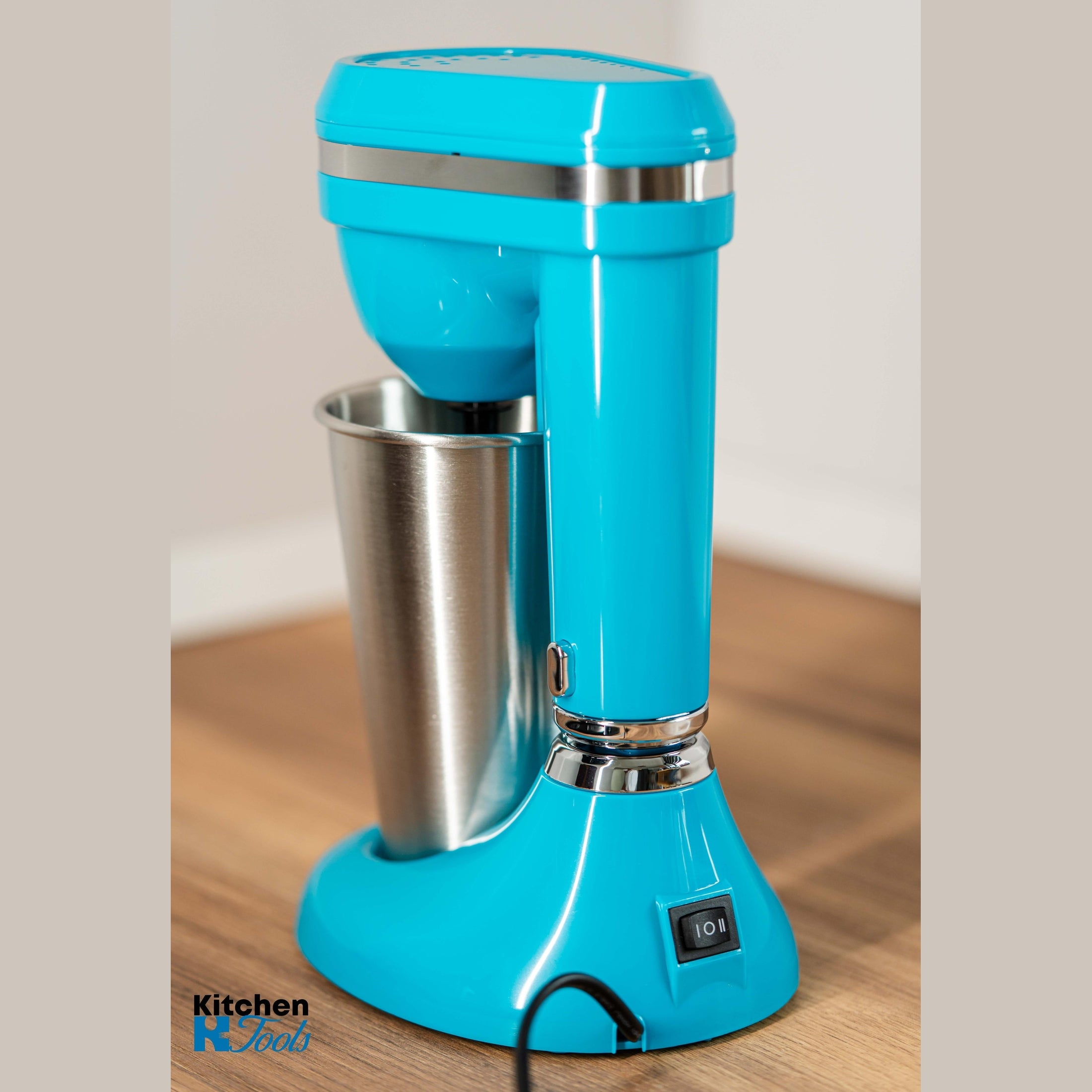 Mixer Frappe Oliver Voltz, albastru, 100W, 450ml