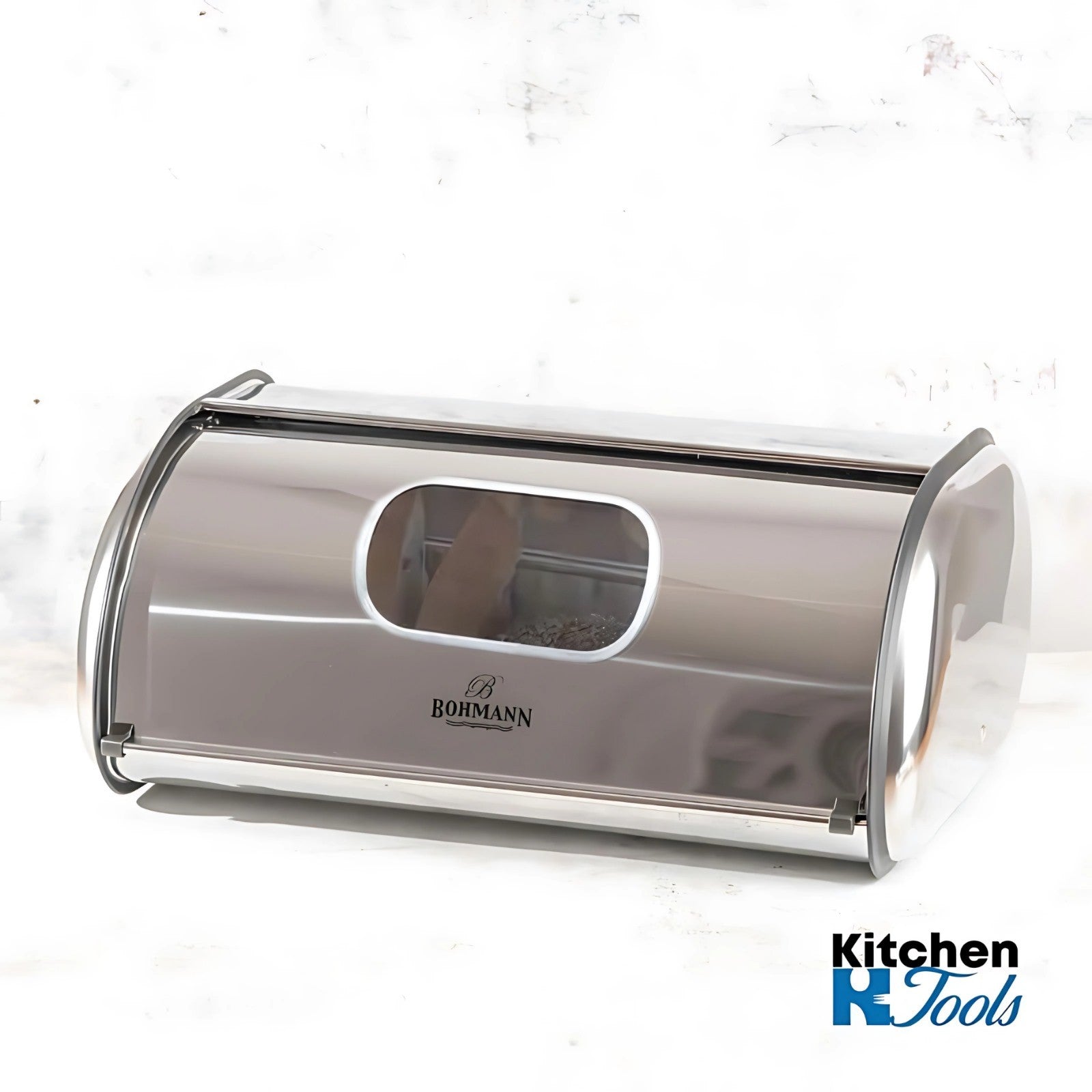 Cutie Inox pentru Pâine Bohmann, elegantă și compactă
