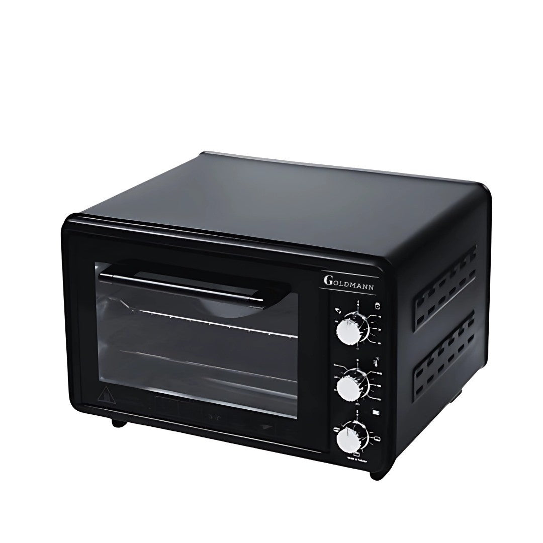 Cuptor electric negru cu gratar si tavi incluse