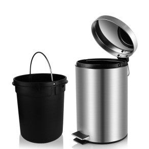 Cos de gunoi inox 12L cu pedala - Bohmann