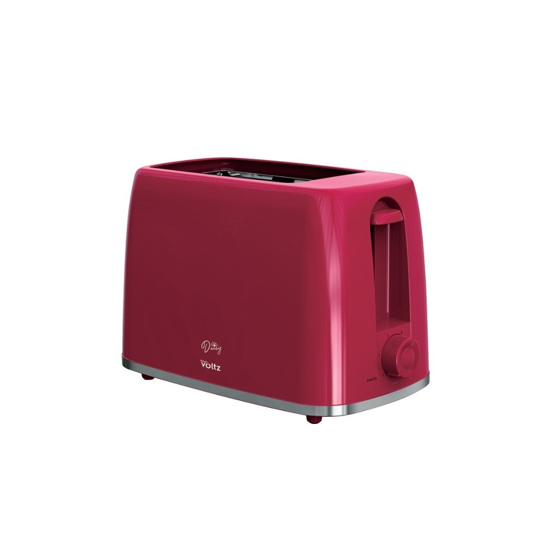 Prăjitor de pâine Oliver Voltz Daisy, 2 felii, roșu