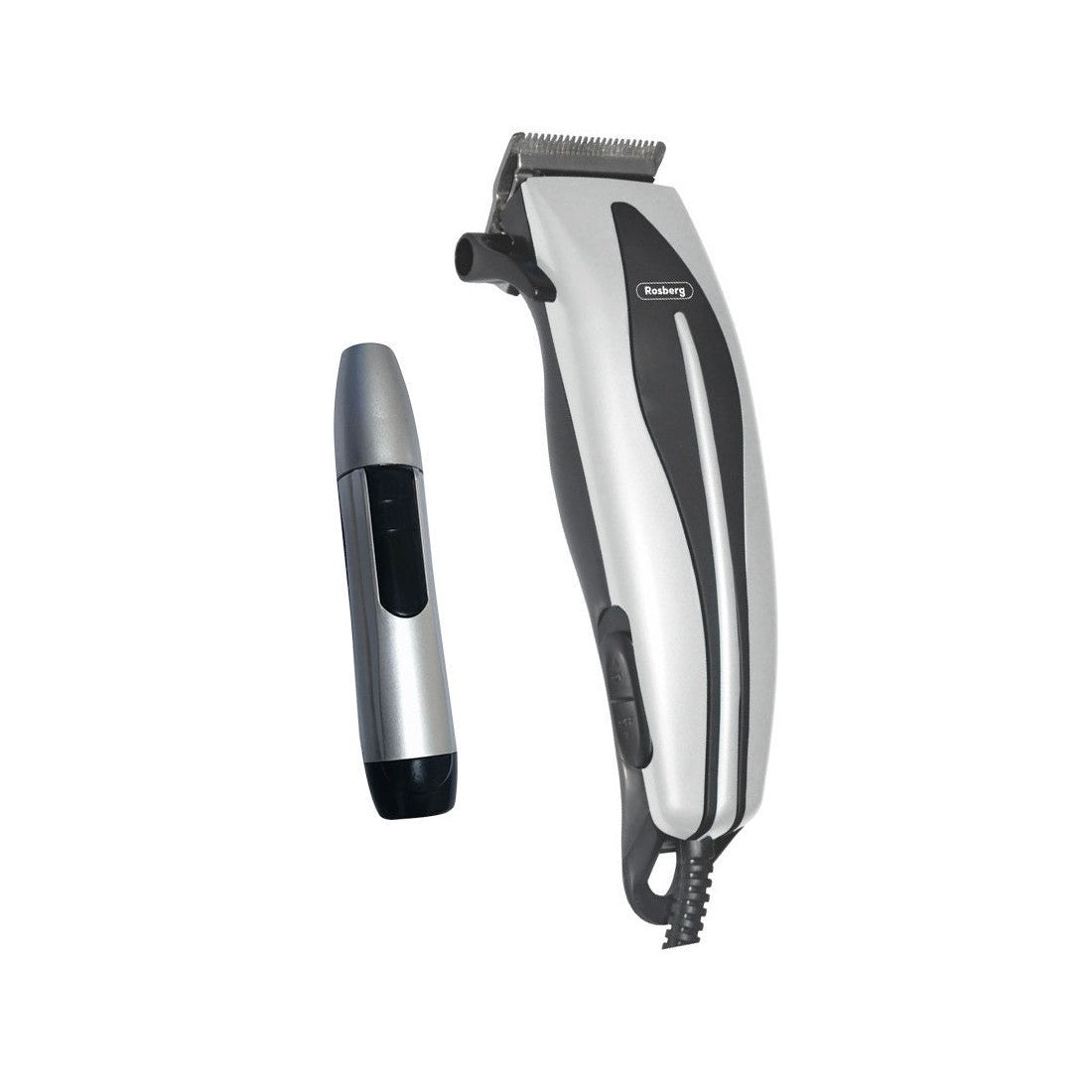 Aparat de tuns multifunctional, CADOU trimmer pentru nas, 4 gratare ghidaj, alimentare priza, Rosberg