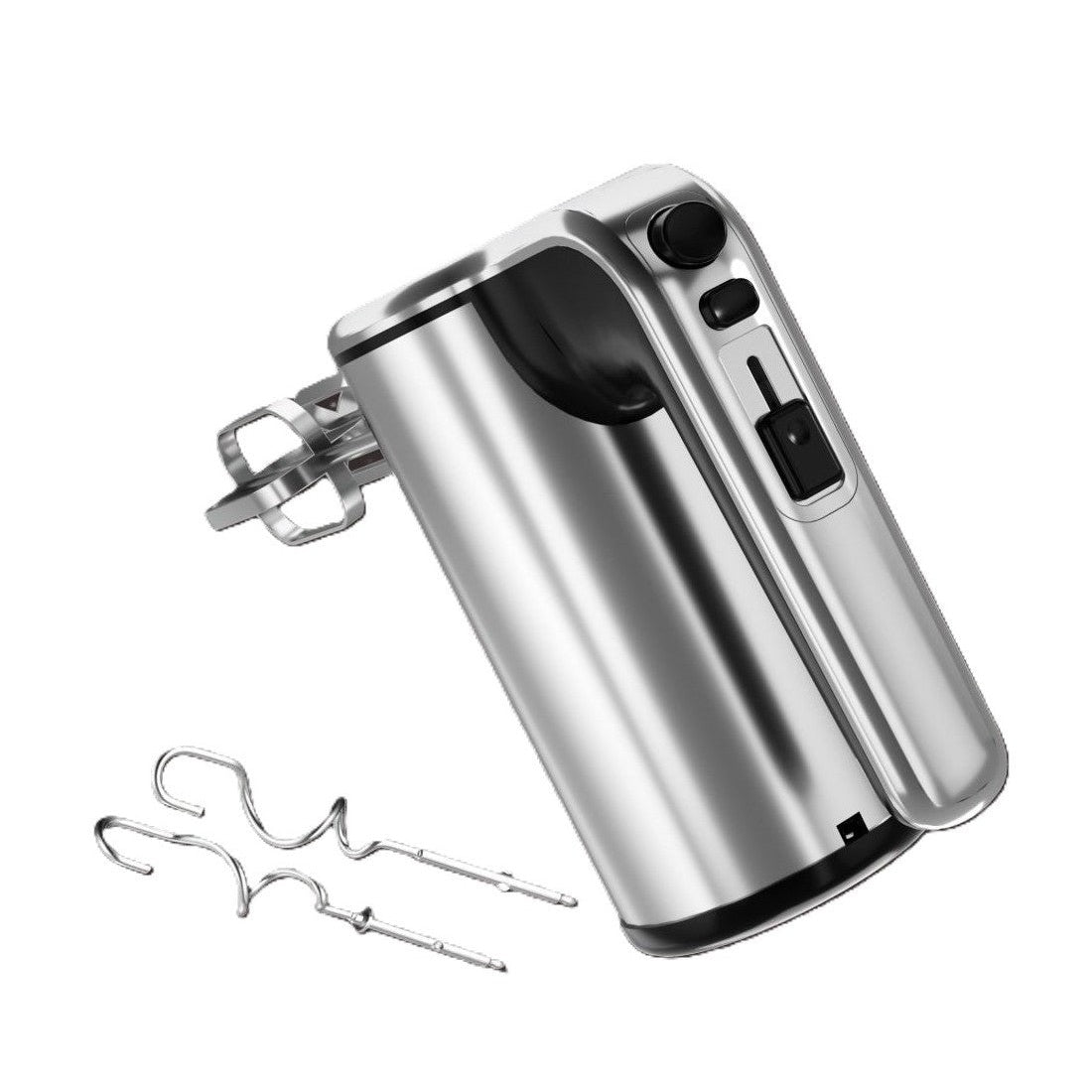 Mixer de mana, 500W, functie Turbo, 2 seturi de teluri nichel, 5 trepte de viteza, Oliver Voltz, argintiu