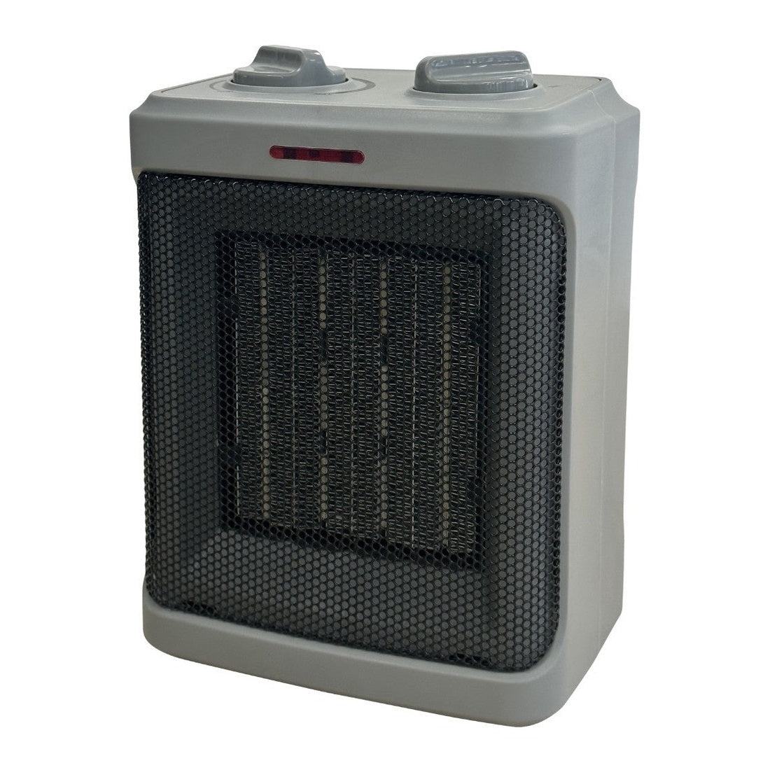 Aeroterma de birou cu ventilator, 2 trepte, 1500W, 3 moduri de functionare, protectie la supraincalzire, Oliver Voltz, gri