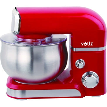 Mixer planetar Voltz roșu 1000W, 6 viteze, 3.5l