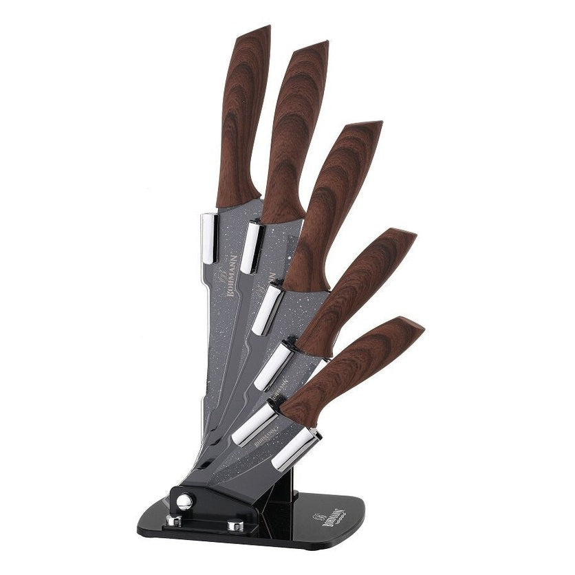 Set cuţite inox cu suport acrilic Bohmann