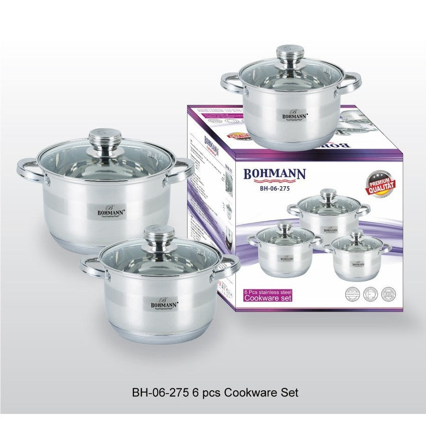 Set Oale Bohmann cu capac din sticlă rezistentă