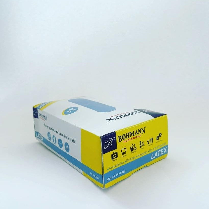 Manusi Latex Albe, de Unica Folosinta, Set 100buc
