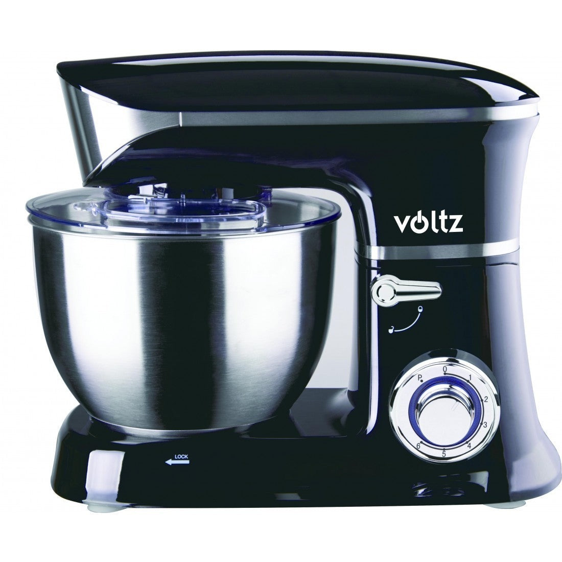 Mixer Planetar Voltz 1900W, 6.5L, Negru