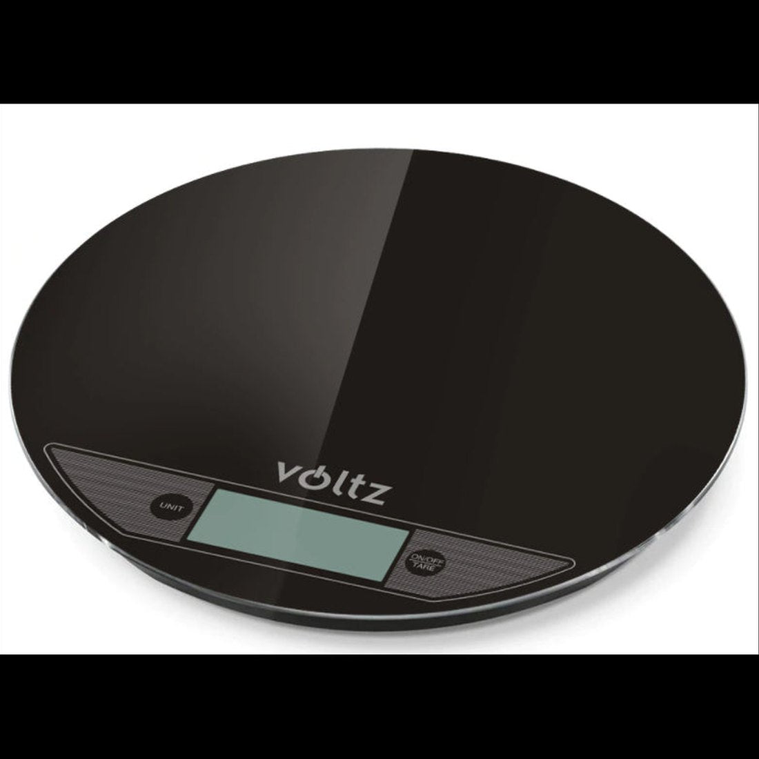 Cantar bucatarie Voltz, sticla, 5 kg, Negru