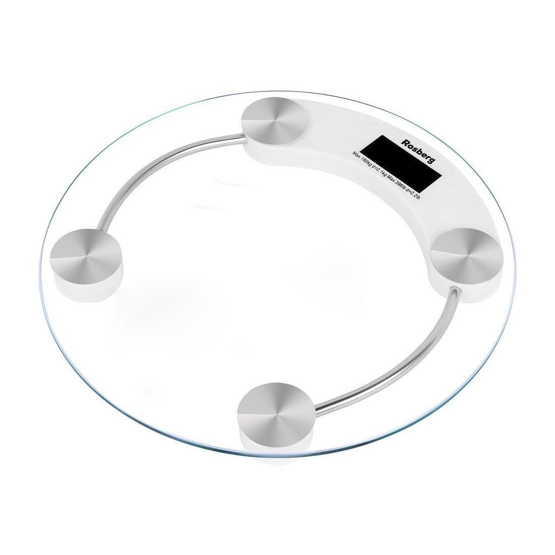 Cantar de baie digital Rosberg, 180kg, sticla