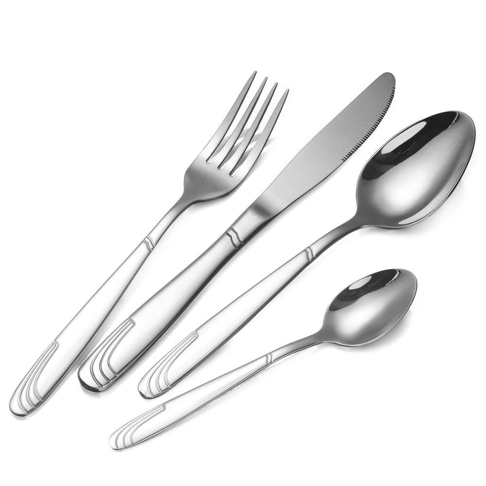 Set Tacamuri 24 Piese Bohmann, Argintiu
