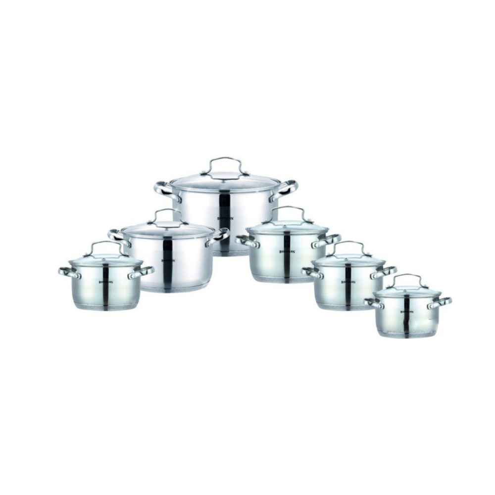 Set Oale Inox Bohmann 12 Piese Inductie