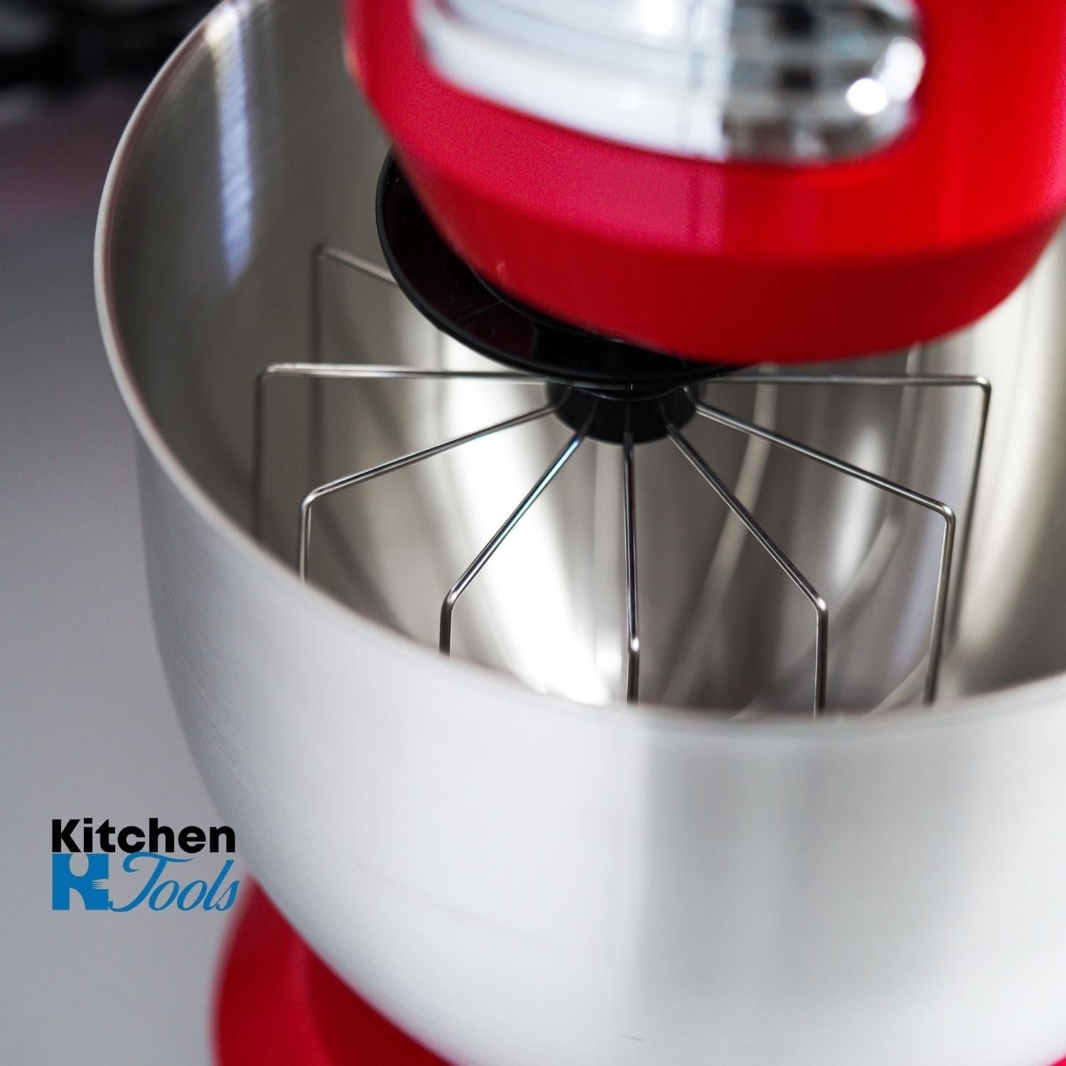 Mixer planetar Eltron, roșu, 1900W, bol inox 6.5L