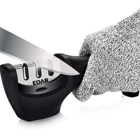 Ascutitor cutite Bohmann 3 in 1, negru