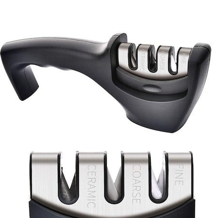 Ascutitor cutite Bohmann 3 in 1, negru