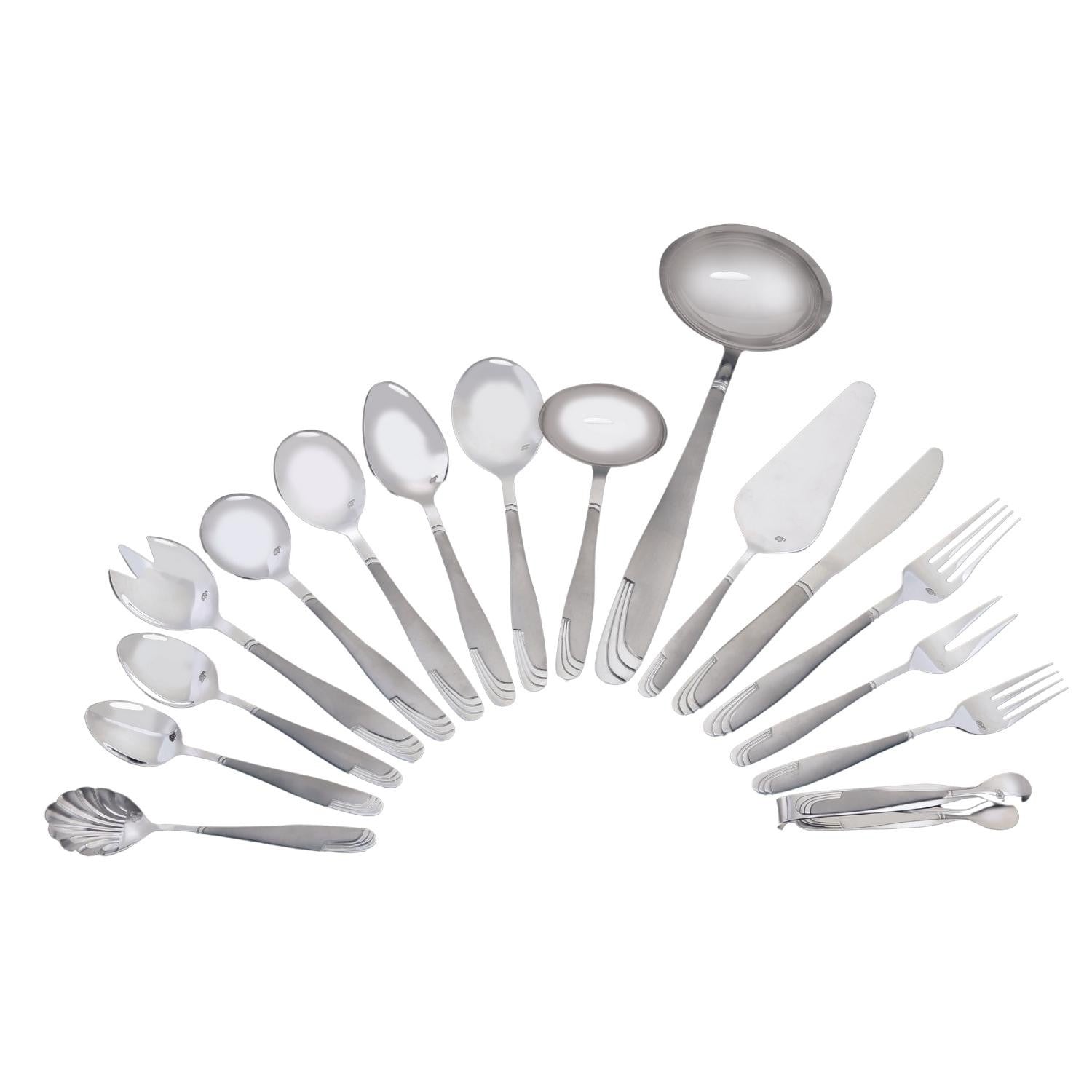 Set Tacâmuri Bohmann 84 Piese cu Servietă Din Lemn