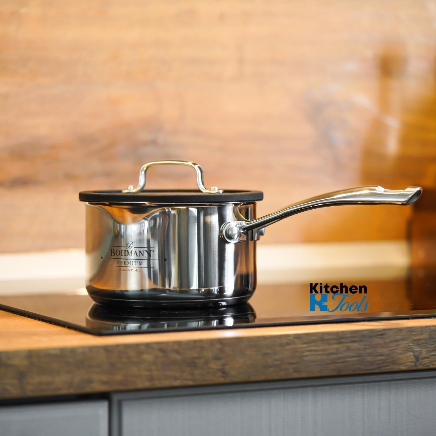 Cratita Bohmann inox Premium 18/10, 1.8L, capac inc.