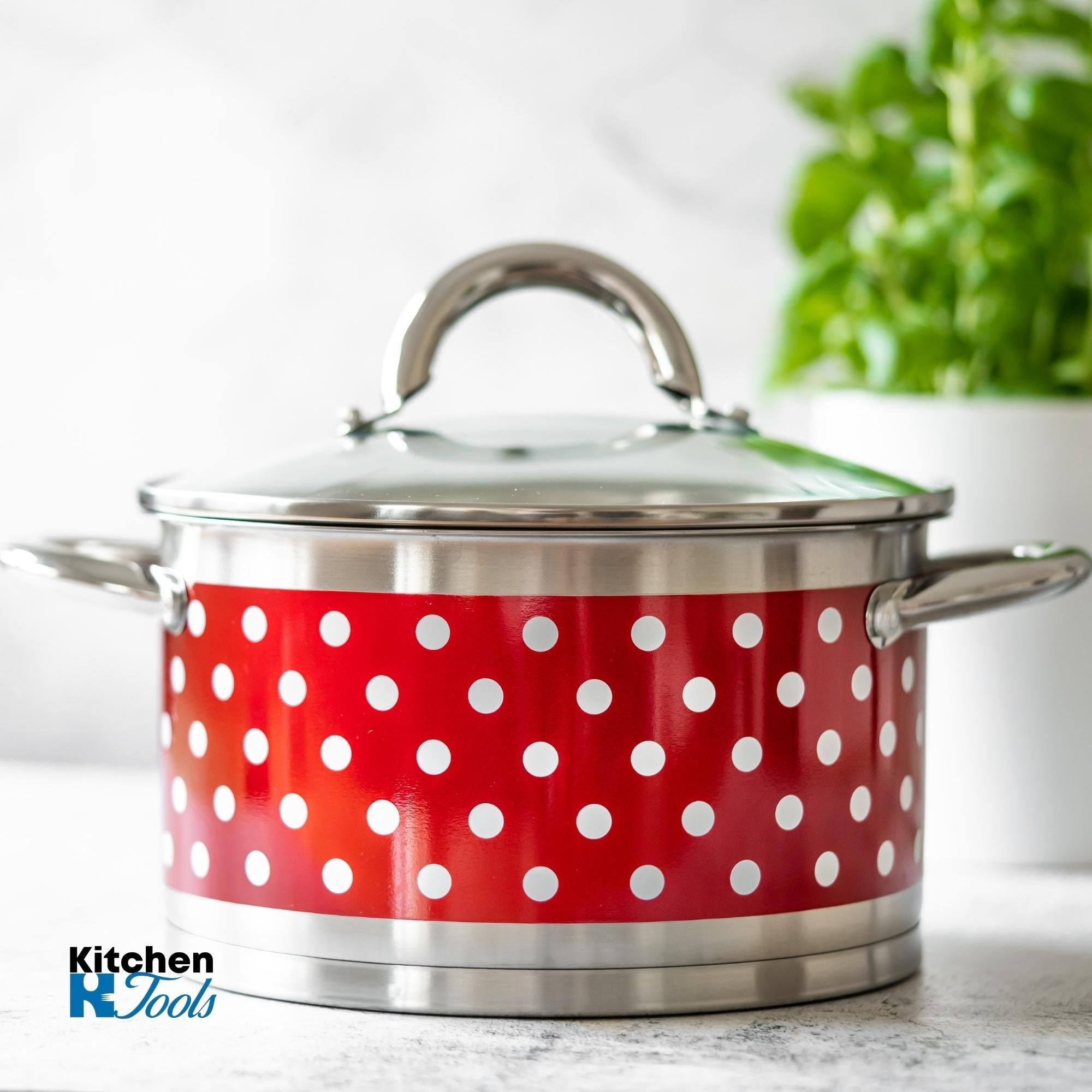 Set 8 piese cratite inox cu buline, Bohmann