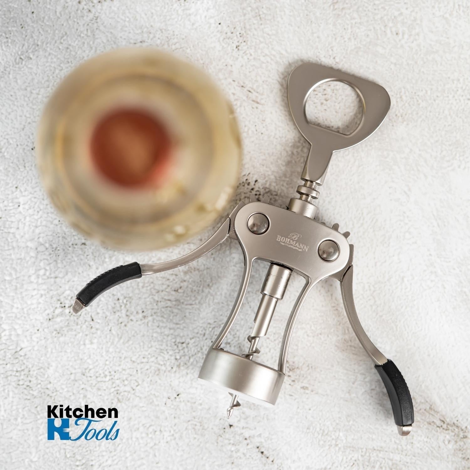 Tirbuson Bohmann din inox și silicon negru