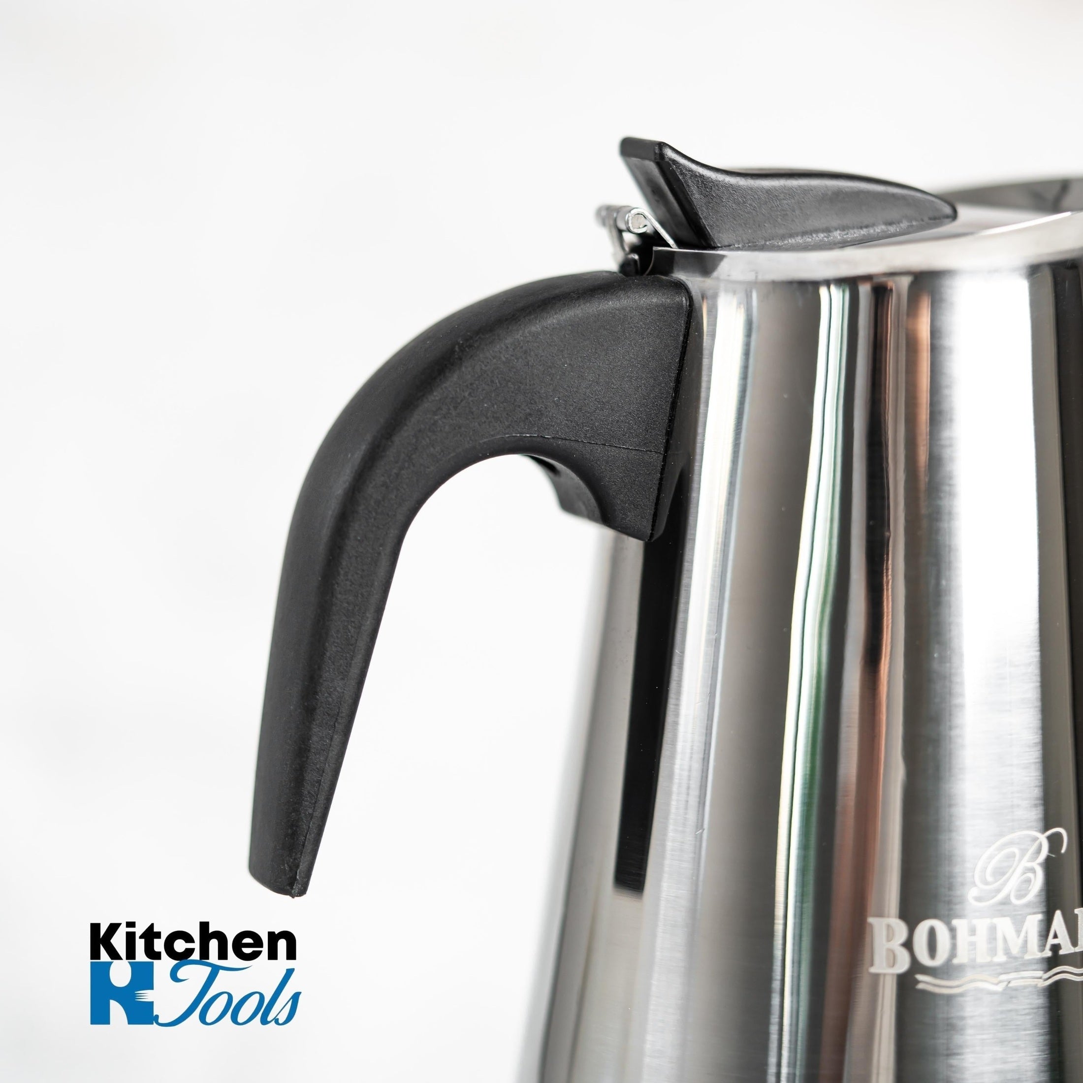 Espressor Bohmann cafea inox 100ml, 2 căni