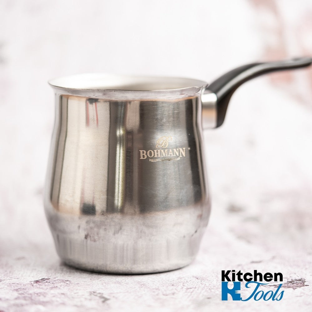 Ibric aluminiu Bohmann cu maner soft-touch, 645ml