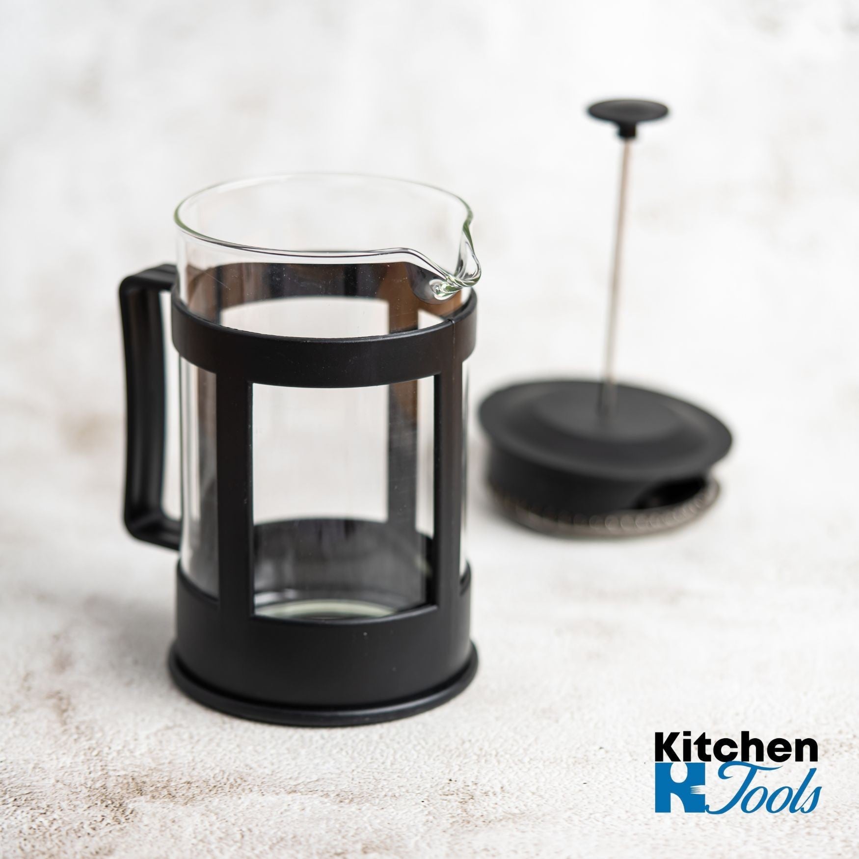 Infuzor sticlă termorezistentă 1000ml cu suport plastic