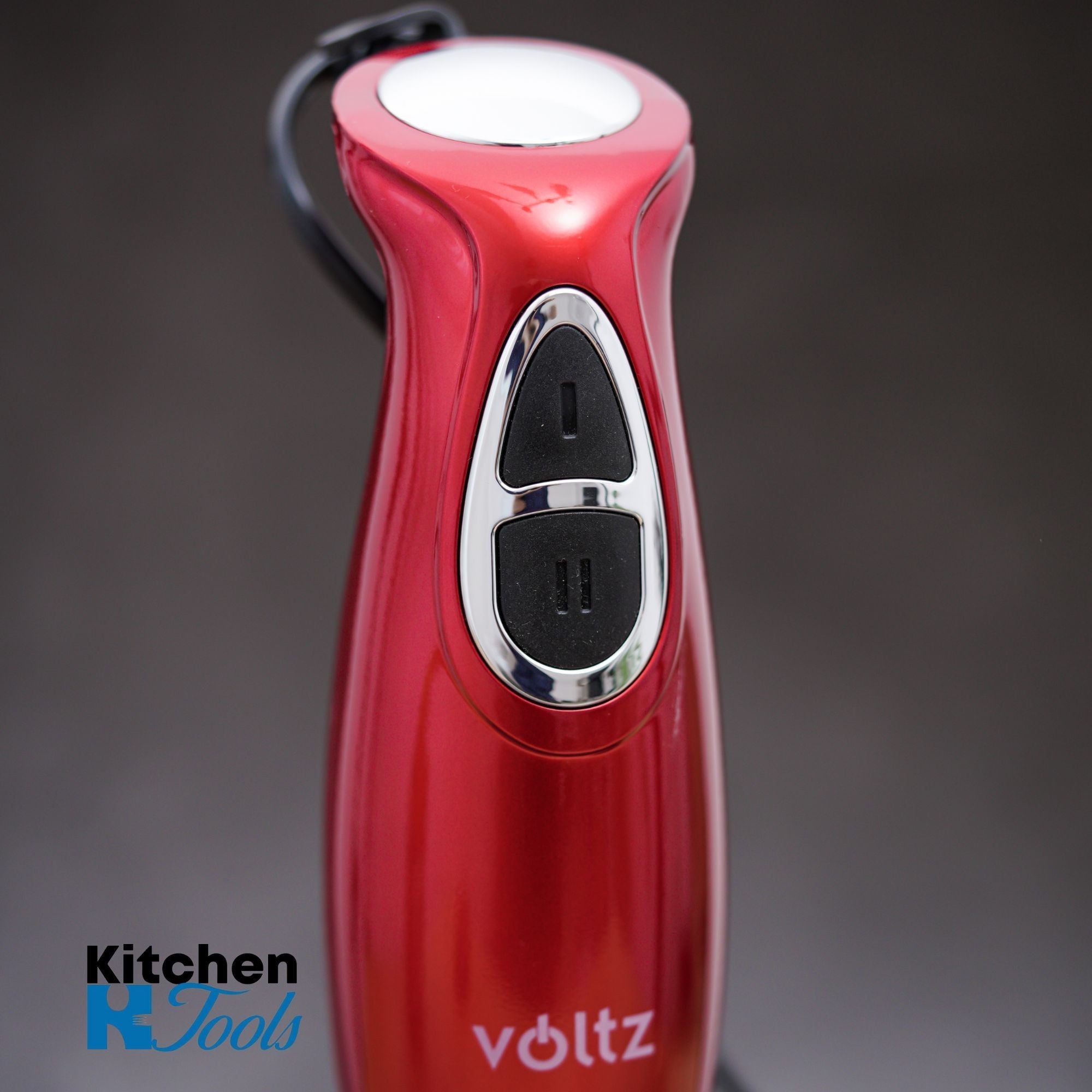 Blender Vertical Voltz, 200W și lame din oțel, roșu