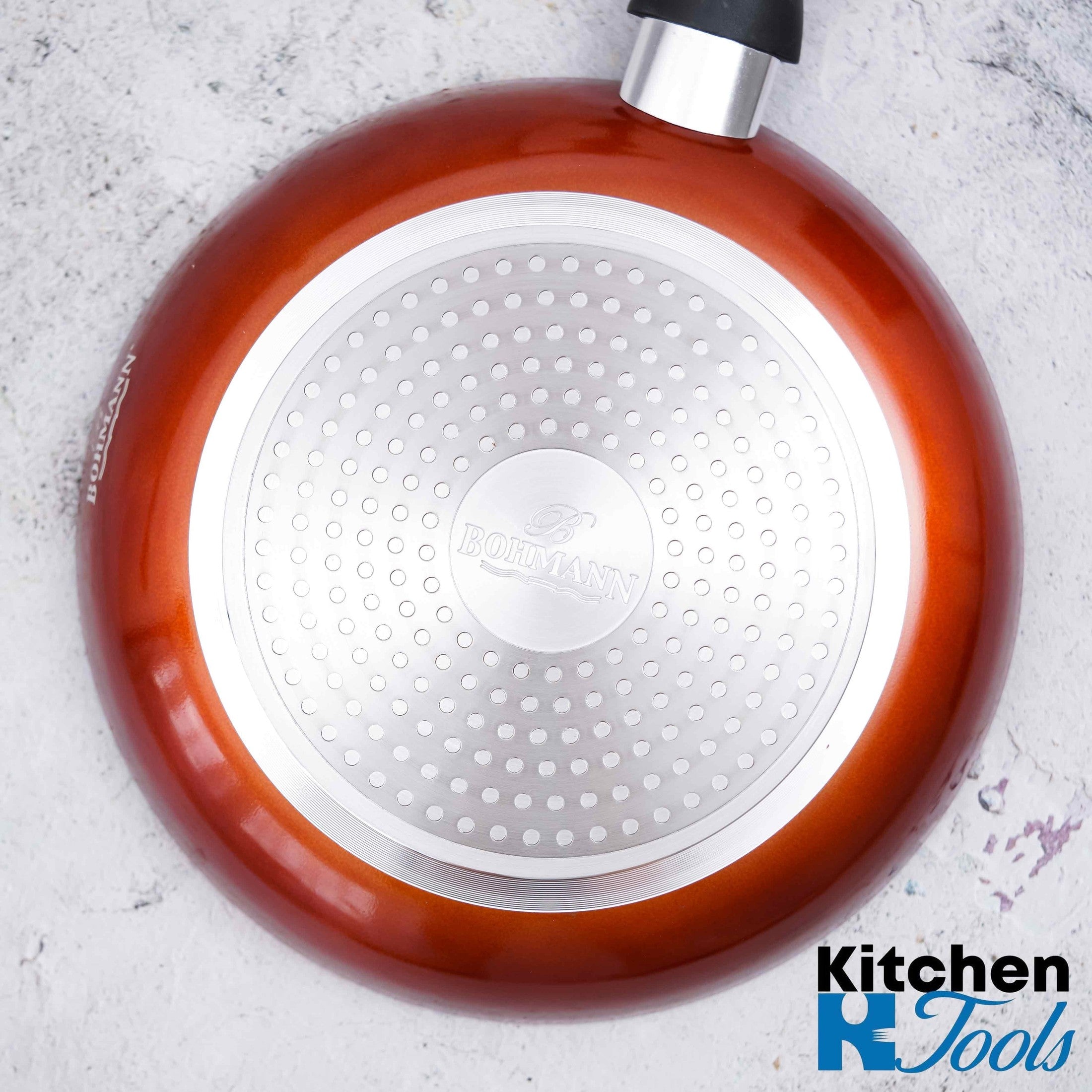 Tigaie aluminiu 20cm cu interior marmorata