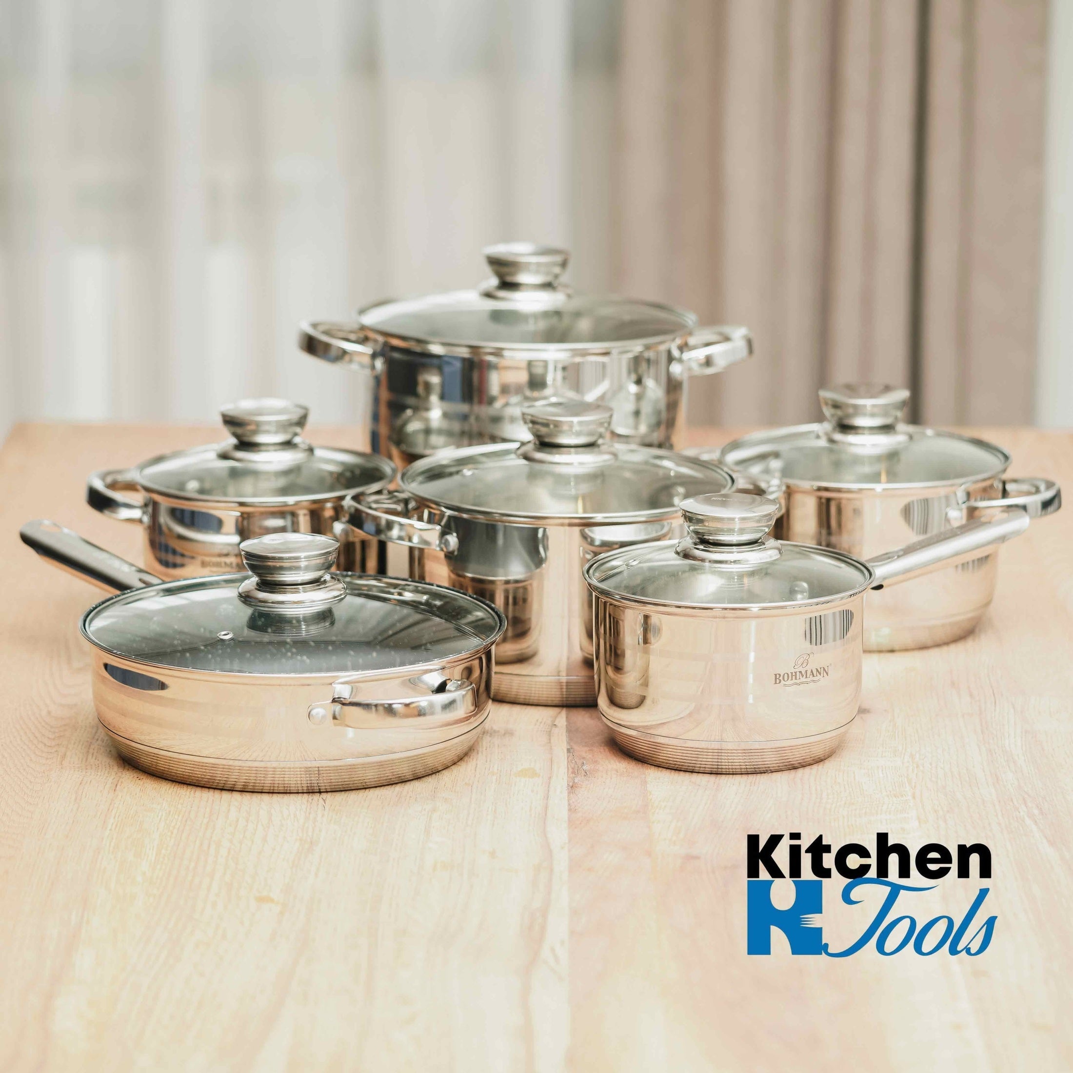 Set Oale Bohmann 12 Piese cu Capace, Austria