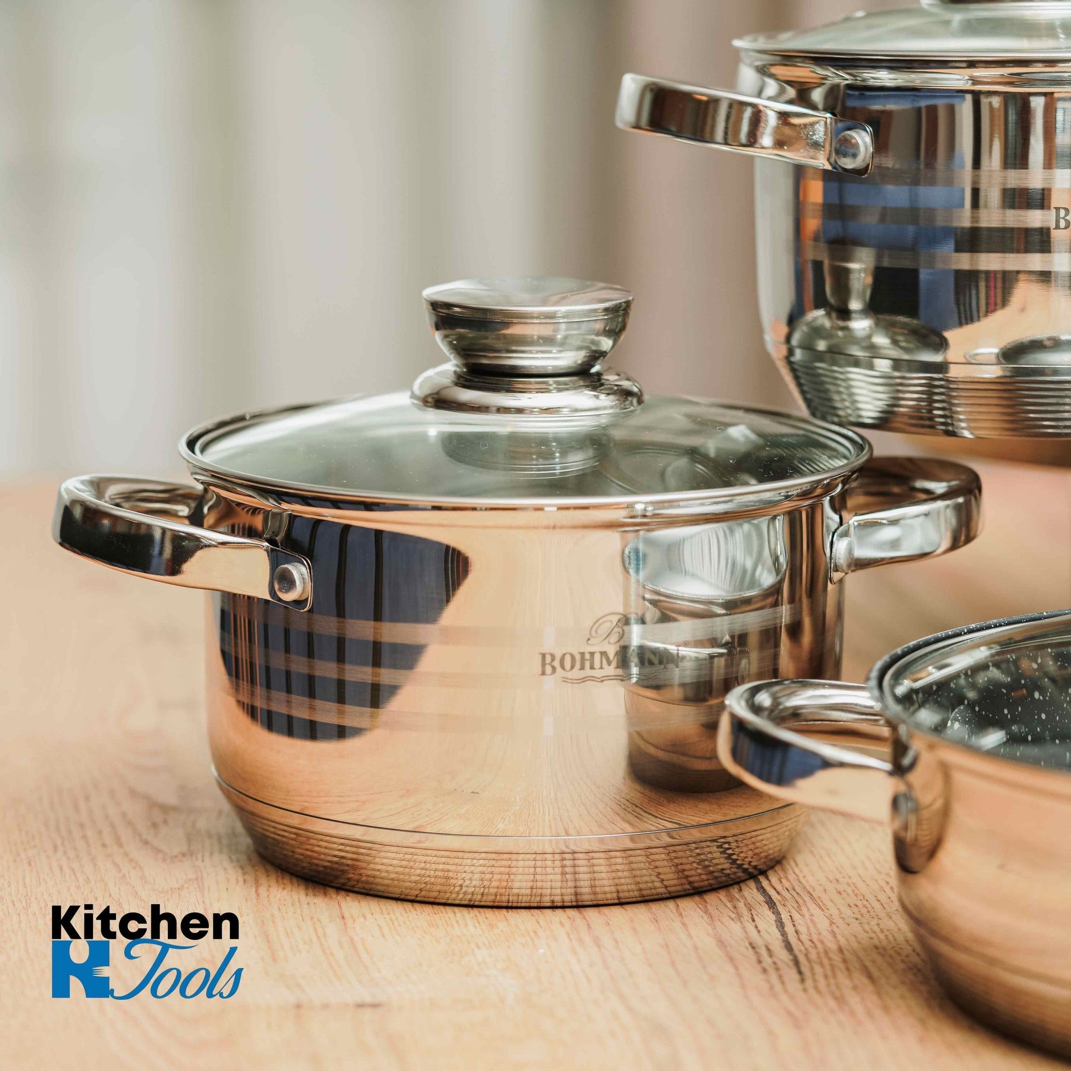 Set Oale Bohmann 12 Piese cu Capace, Austria