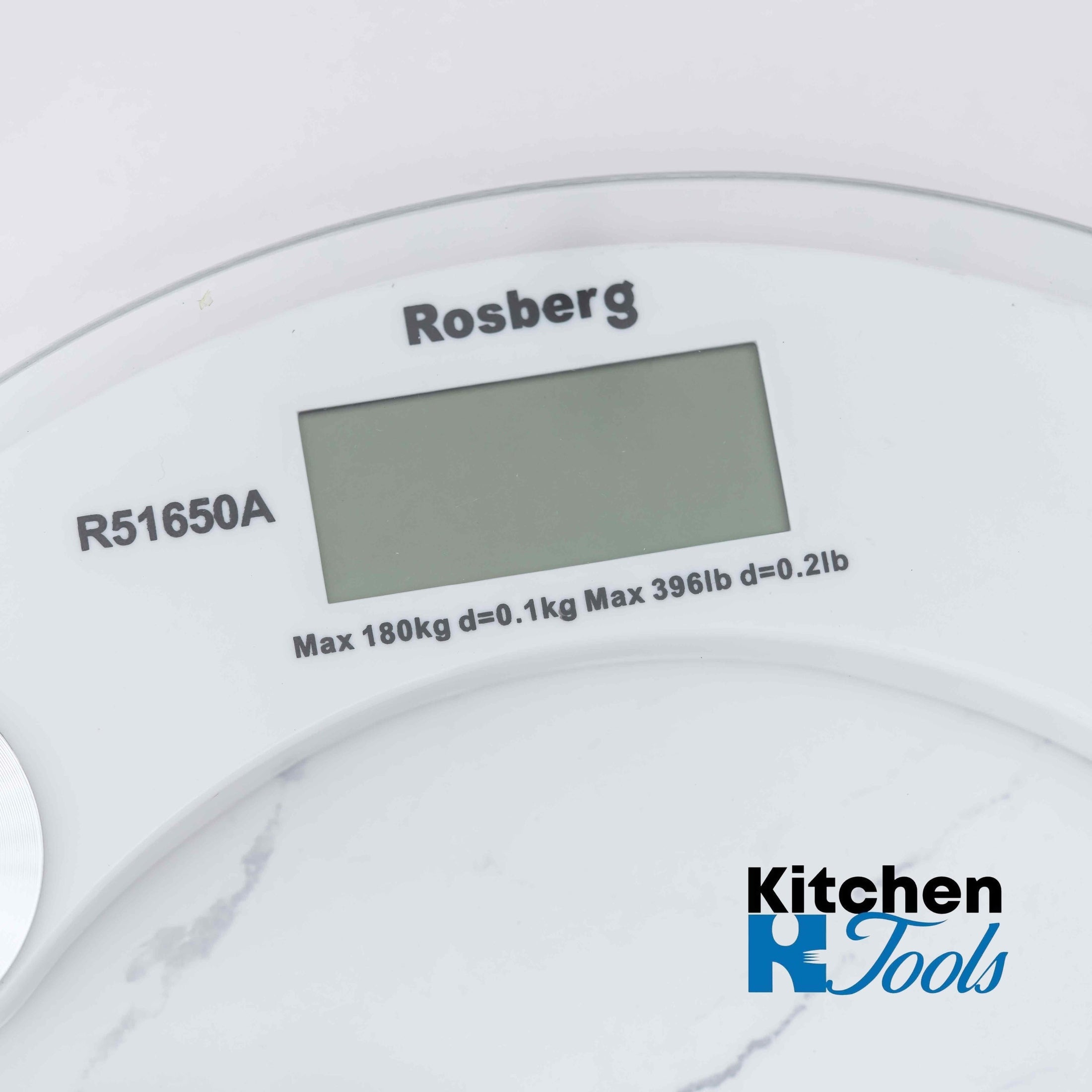 Cantar de baie digital Rosberg, 180kg, sticla