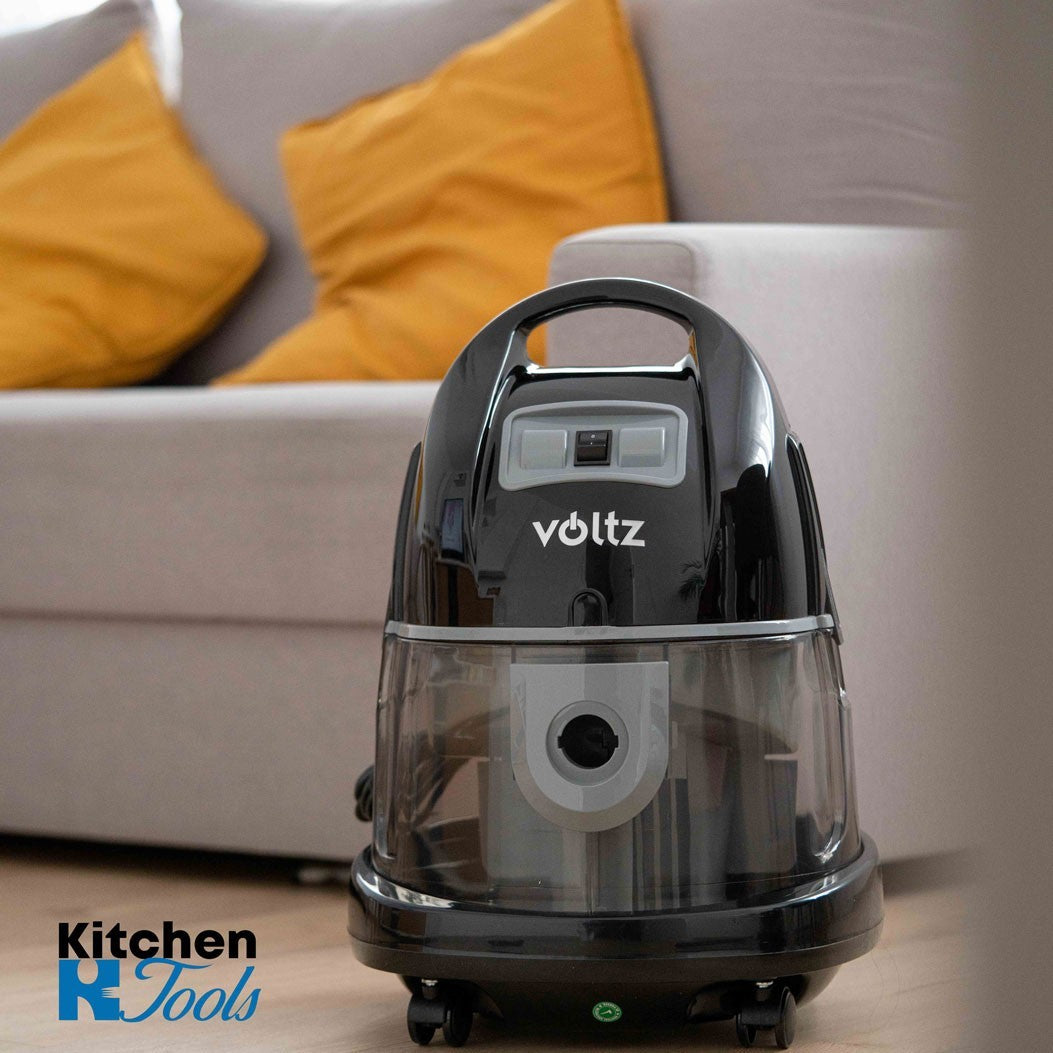 Aspirator Voltz cu filtrare apa, 2000W, 8L, Gri
