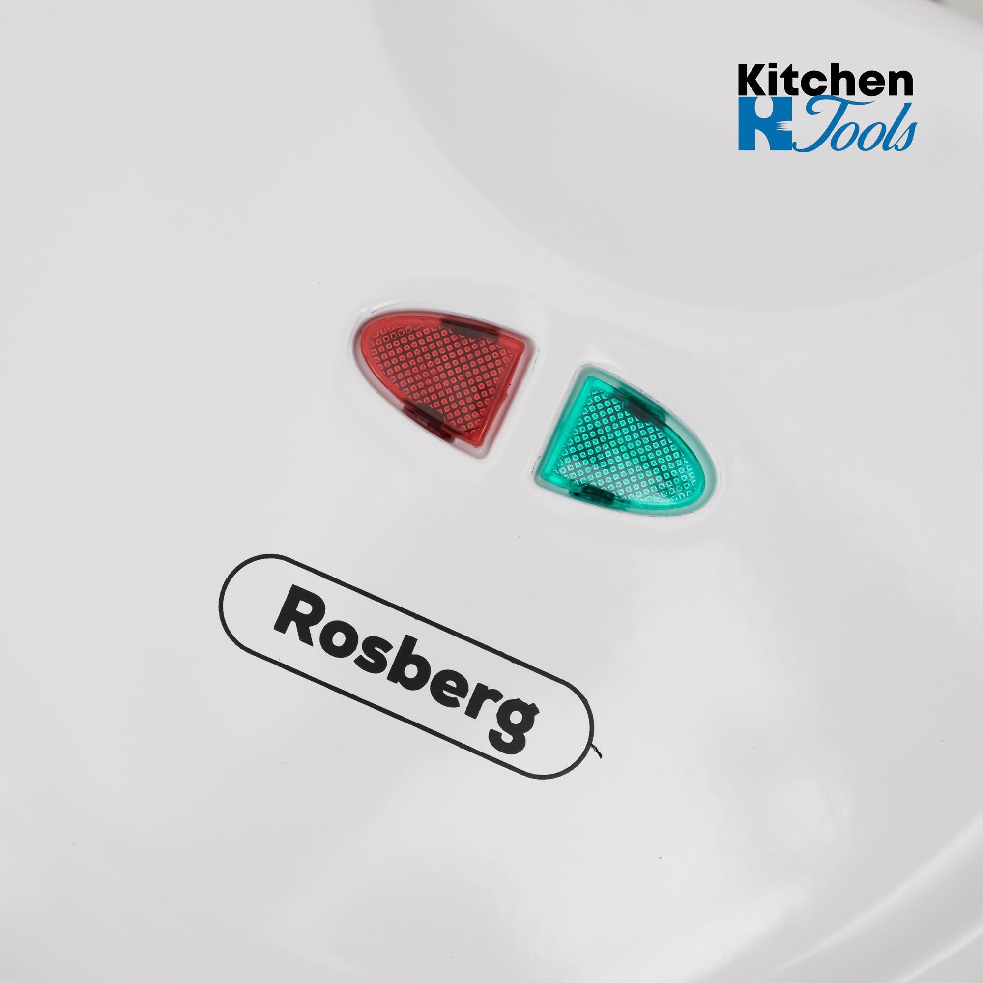Sandwich Maker Rosberg 750W, plite fixe, alb