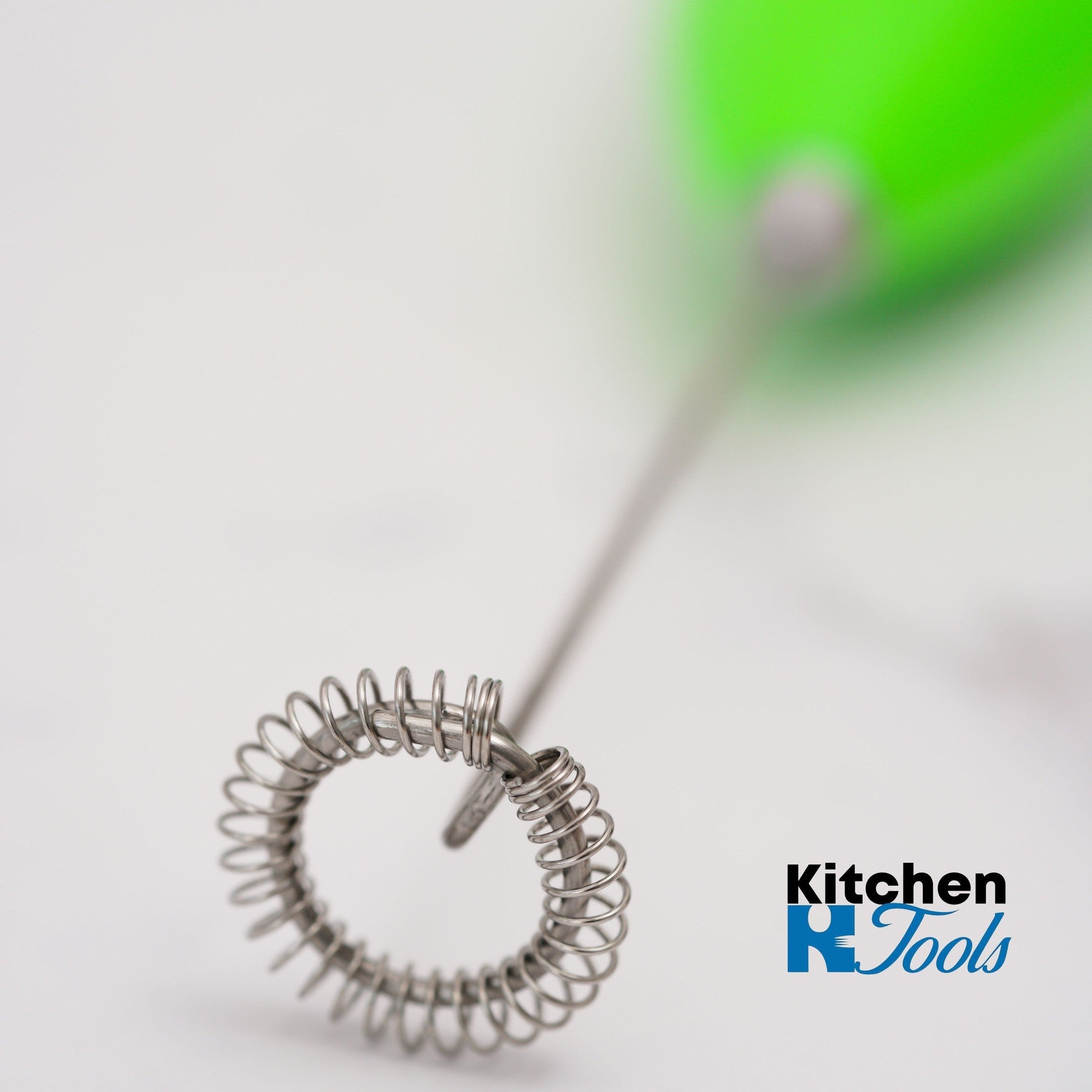 Mixer manual Rosberg verde, 21.5cm, 2xAA