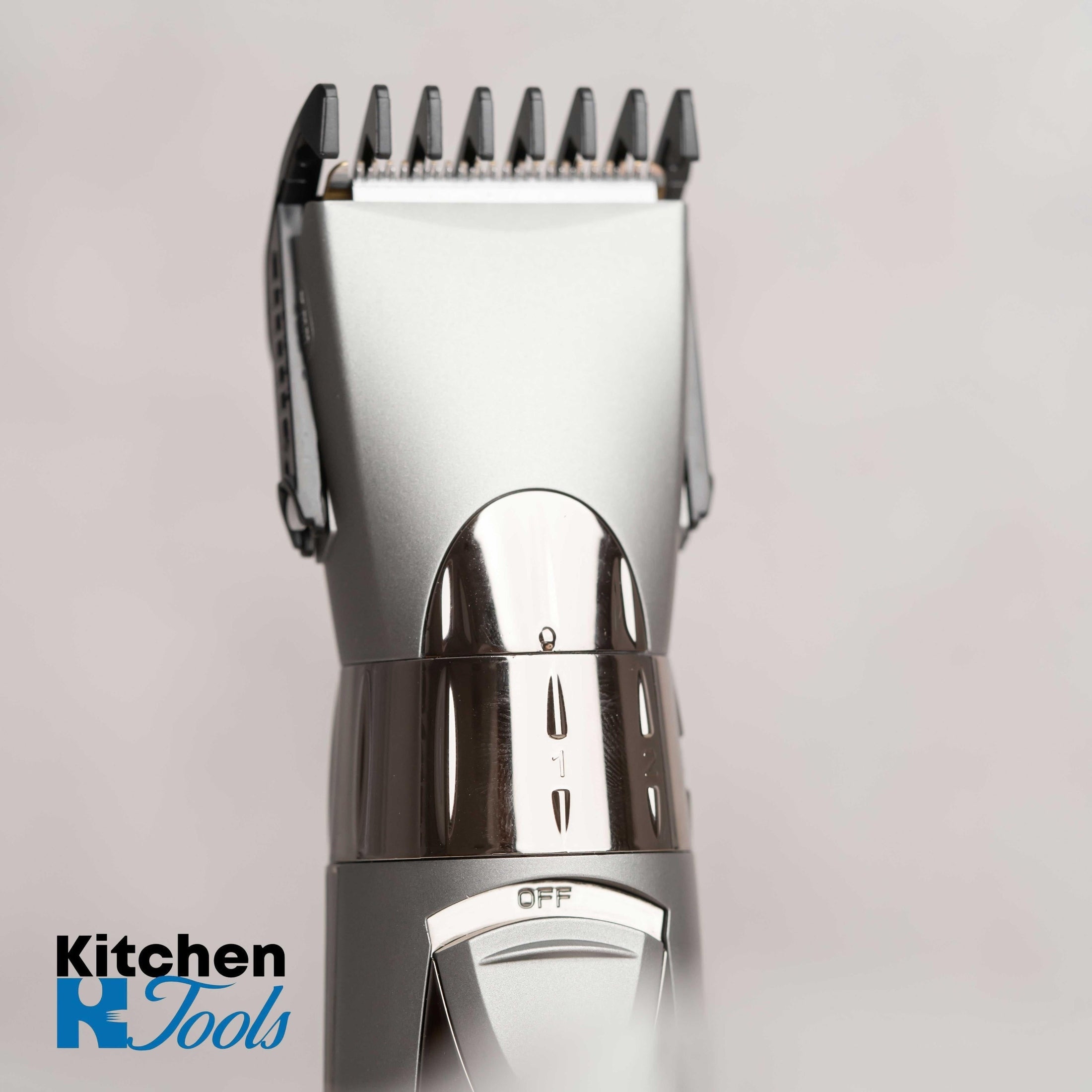 Aparat de tuns Rosberg, lame inox, argintiu/alb