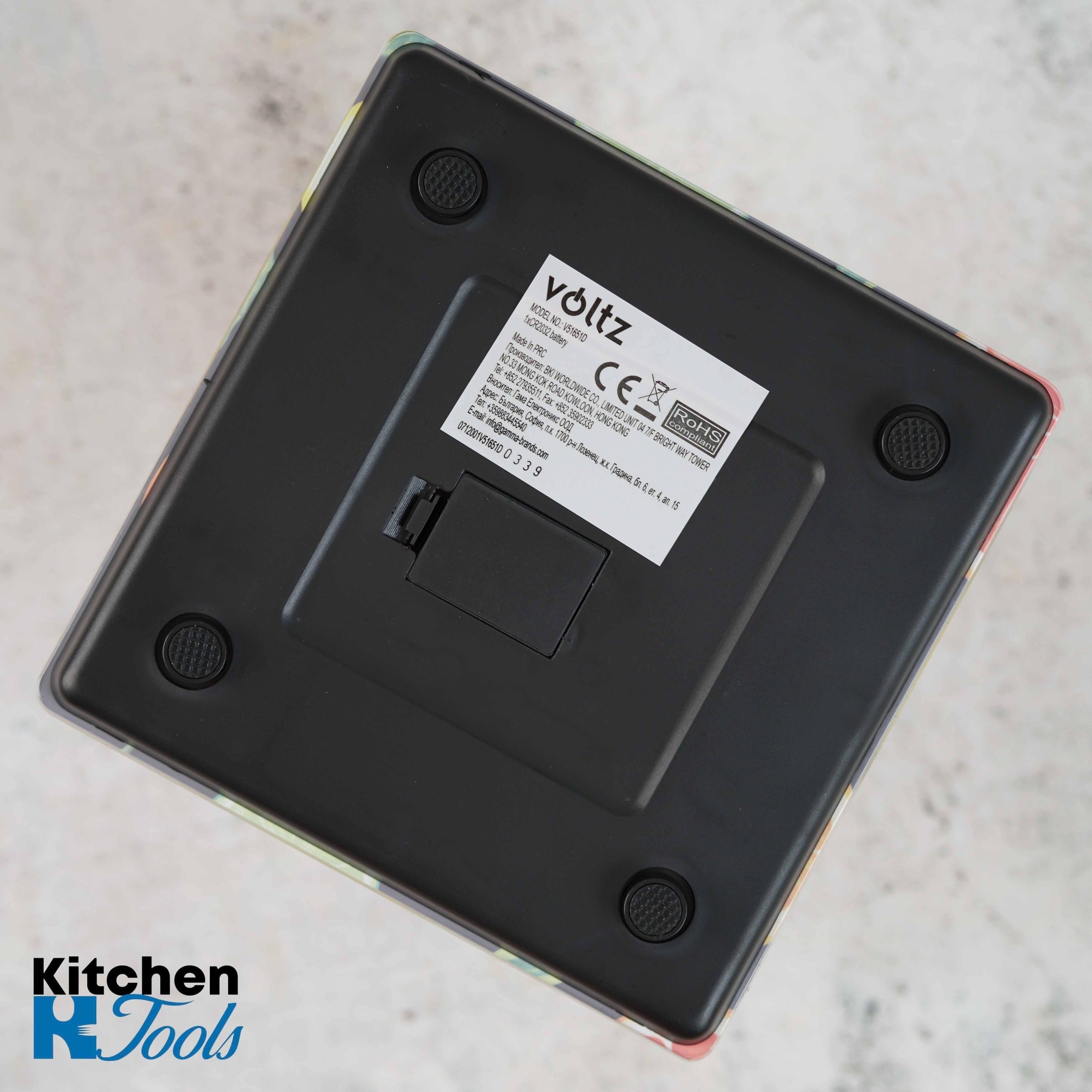 Mini Cantar Bucatarie Voltz, Design Citrice, Max 5kg